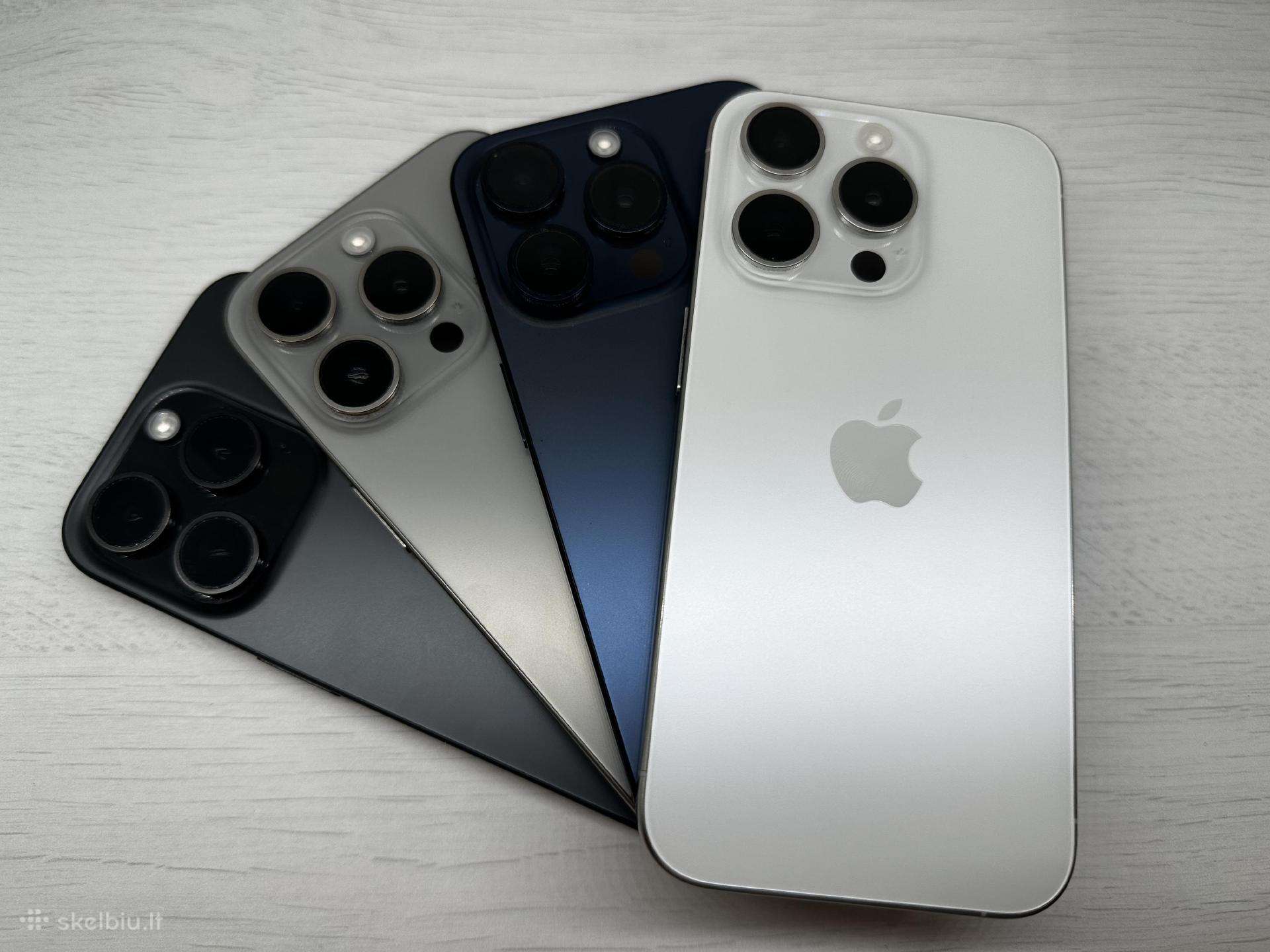iPhone 15 Pro 128gb-256gb Garantija 180d.