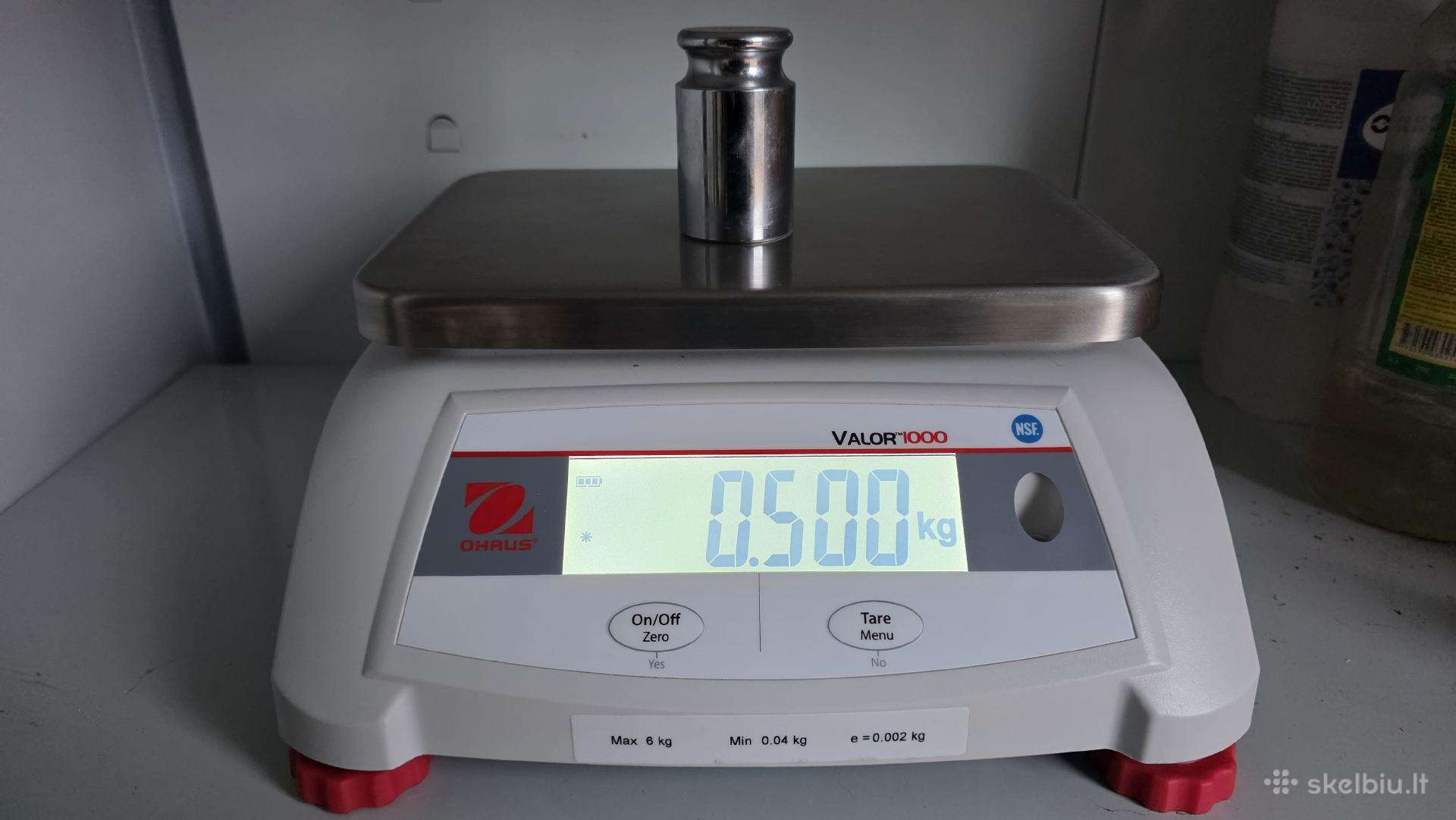 Ohaus Valor 1000 seriios (modelis V12p6t-m)