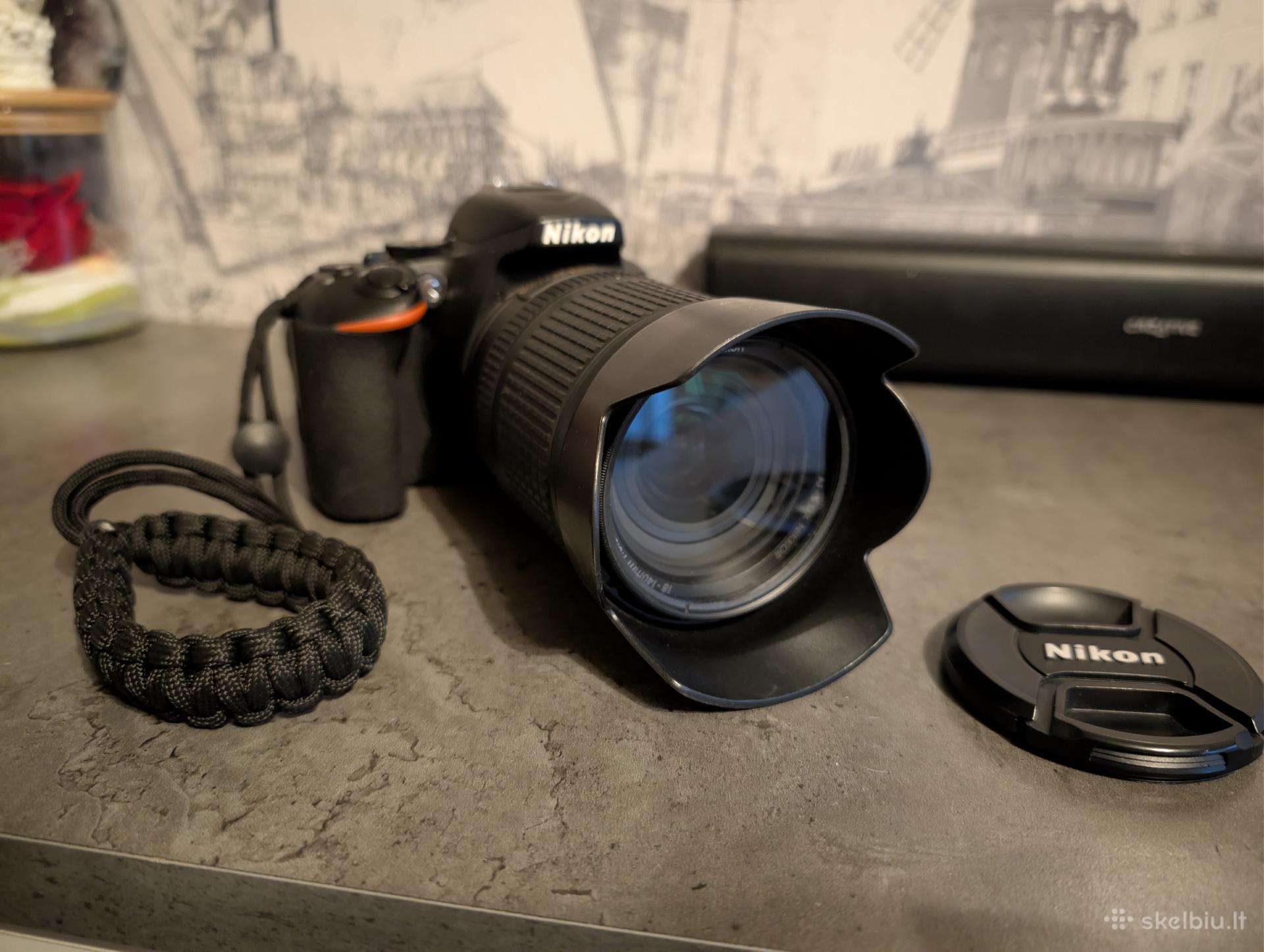 Nikon D5600 + daug fotografijos įrangos