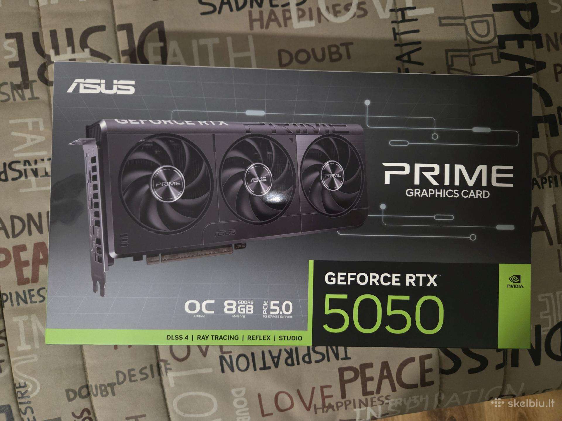 Nauja Rtx 5050 8gb plokštė
