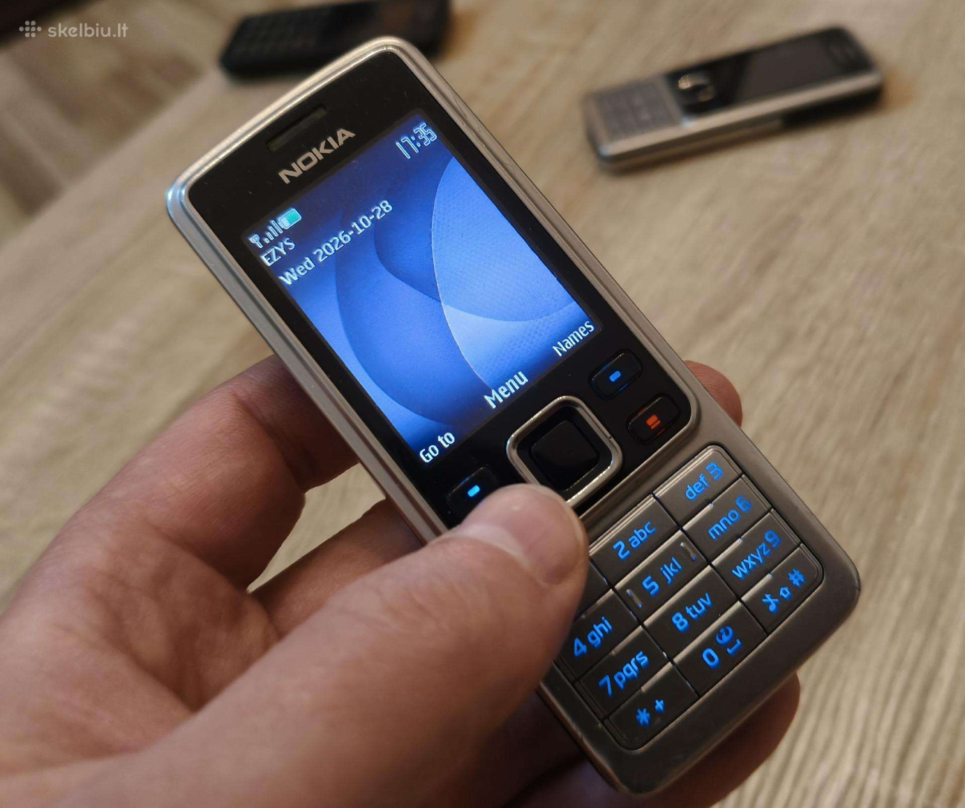 Nokia 6300 (Metalinis!) Kaip Naujas!