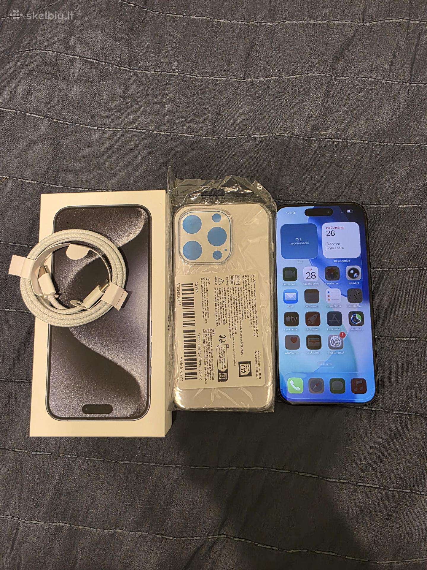 iPhone 15 pro 128,100%