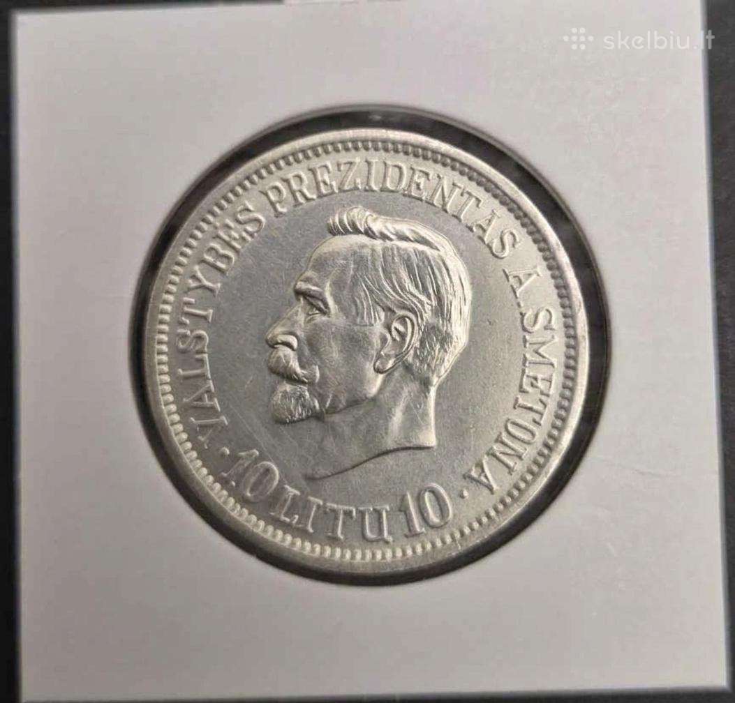 10 Litu Smetona 1938
