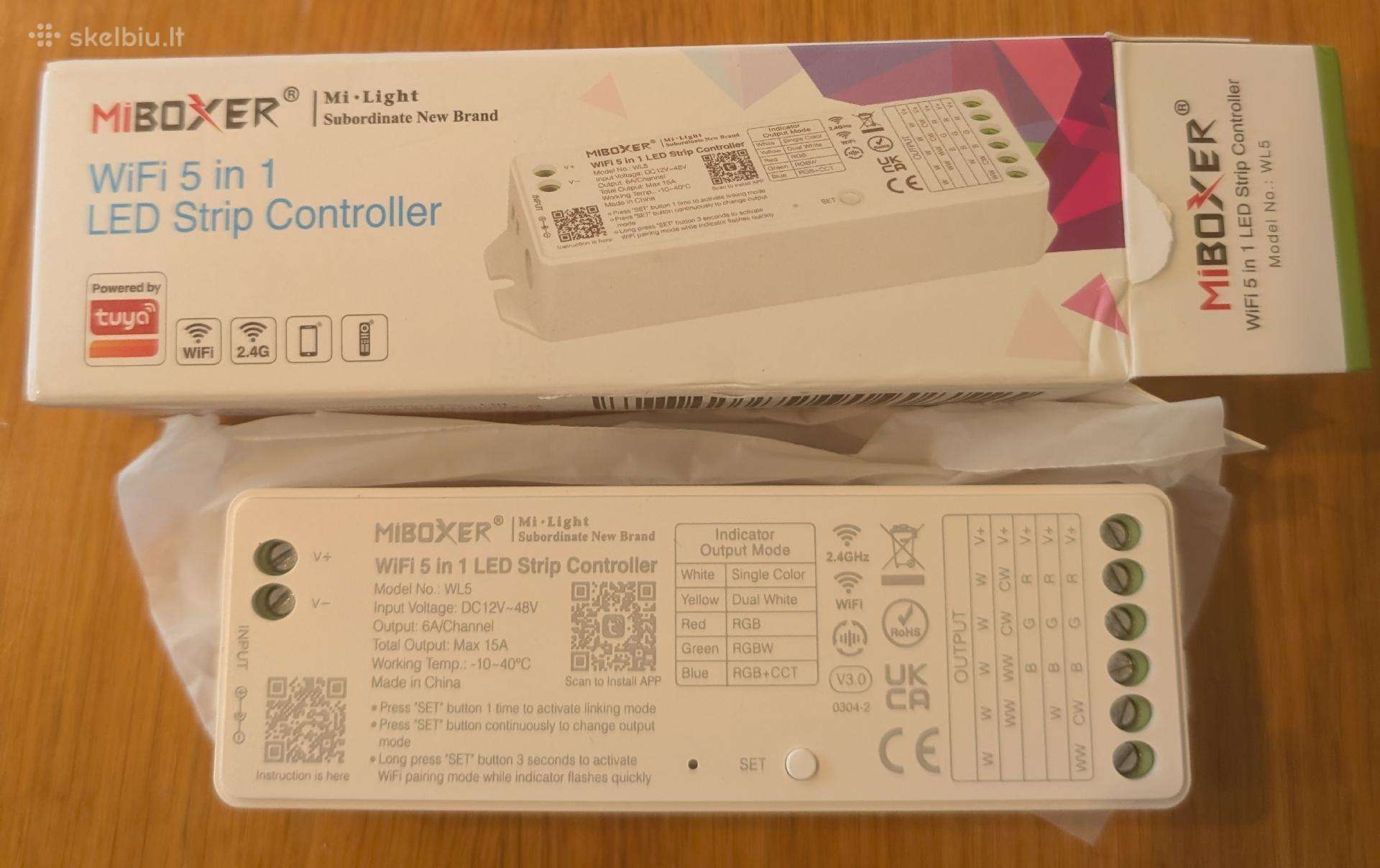 Miboxer Wl5 5in1 WiFi LED juostos valdiklis