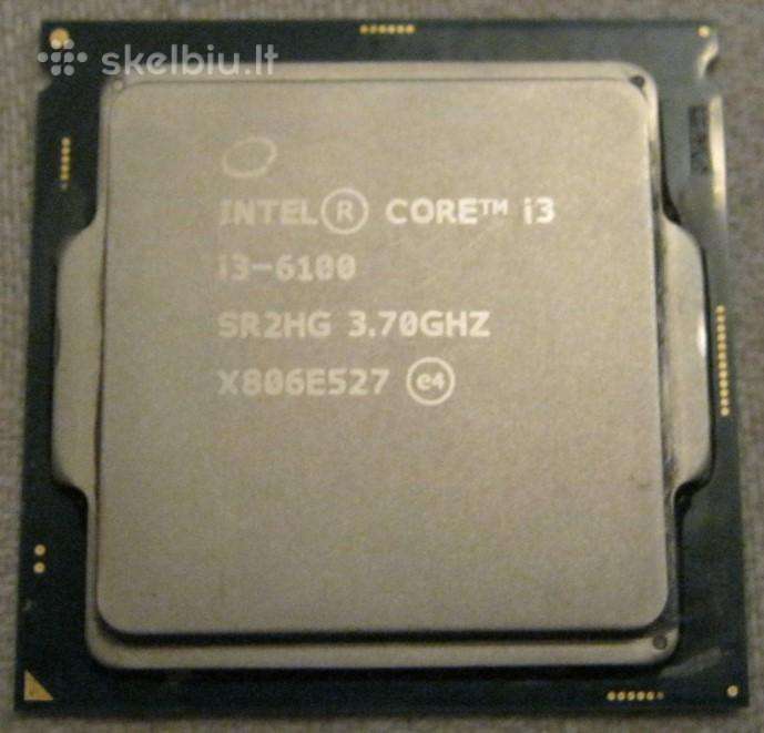 Parduodu procesoriu i3-6100 lizdas 1151