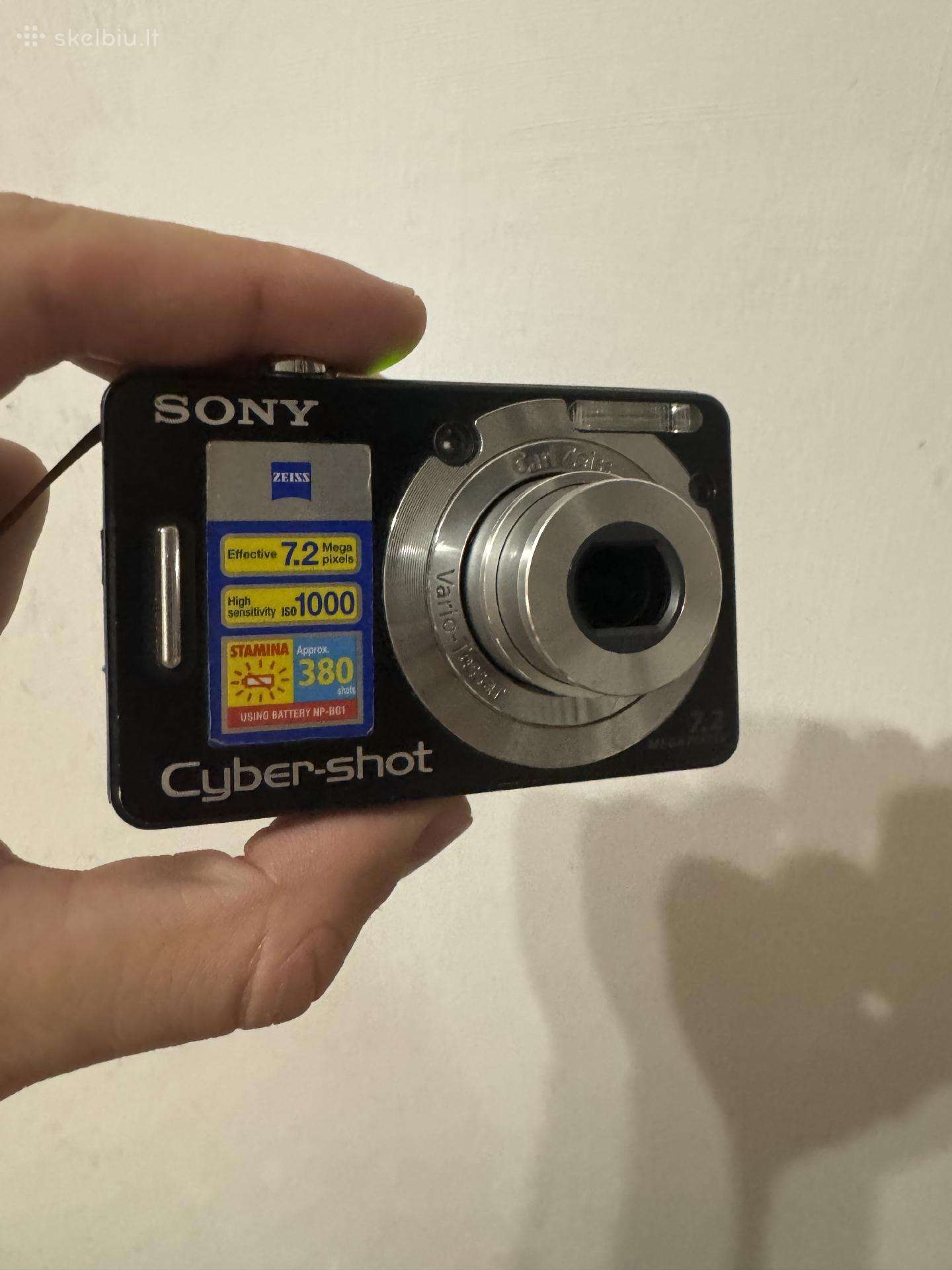 Sony cyber-shot Dsc-w55 skaitmeninis fotoaparatas