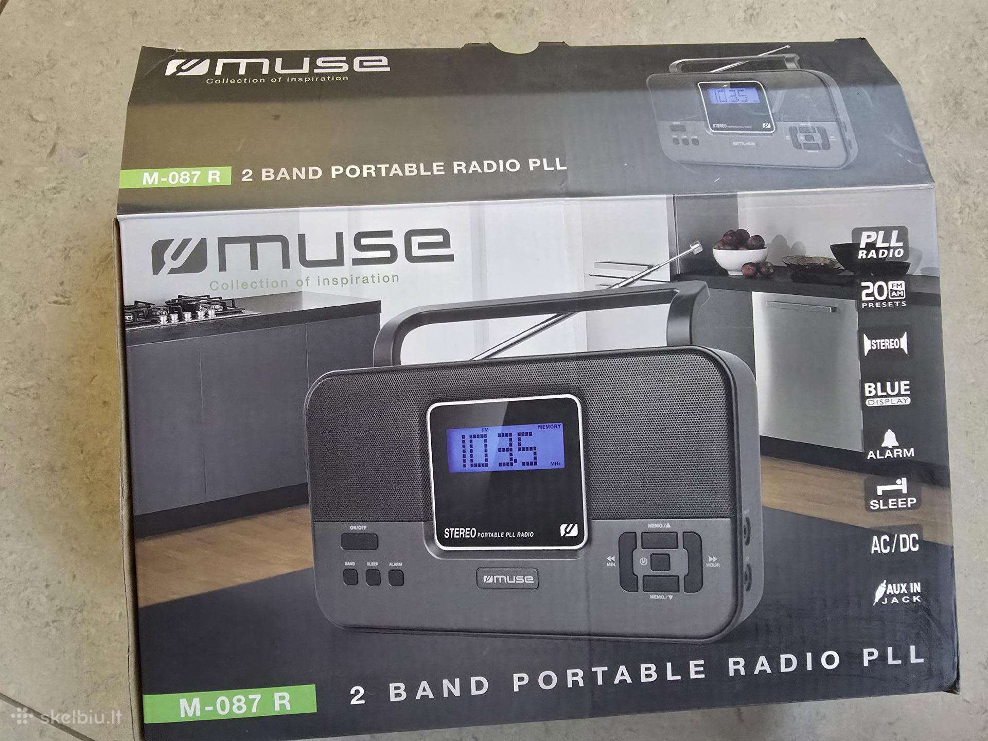 Radijo imtuvas Muse M-087 R (am/fm, Aux, stereo)