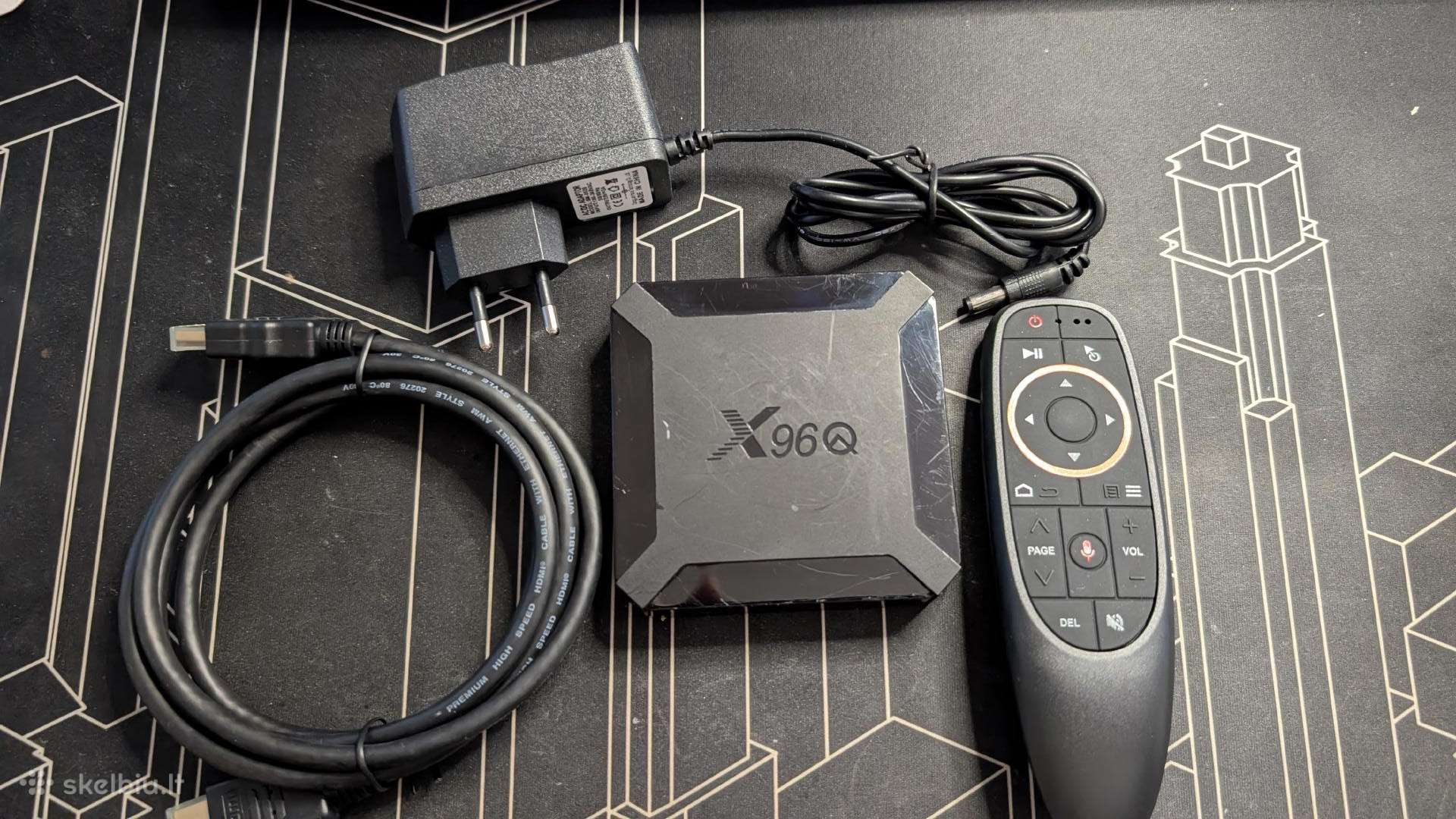 X96q 4k Android TV priedėlis (2gb/16gb)