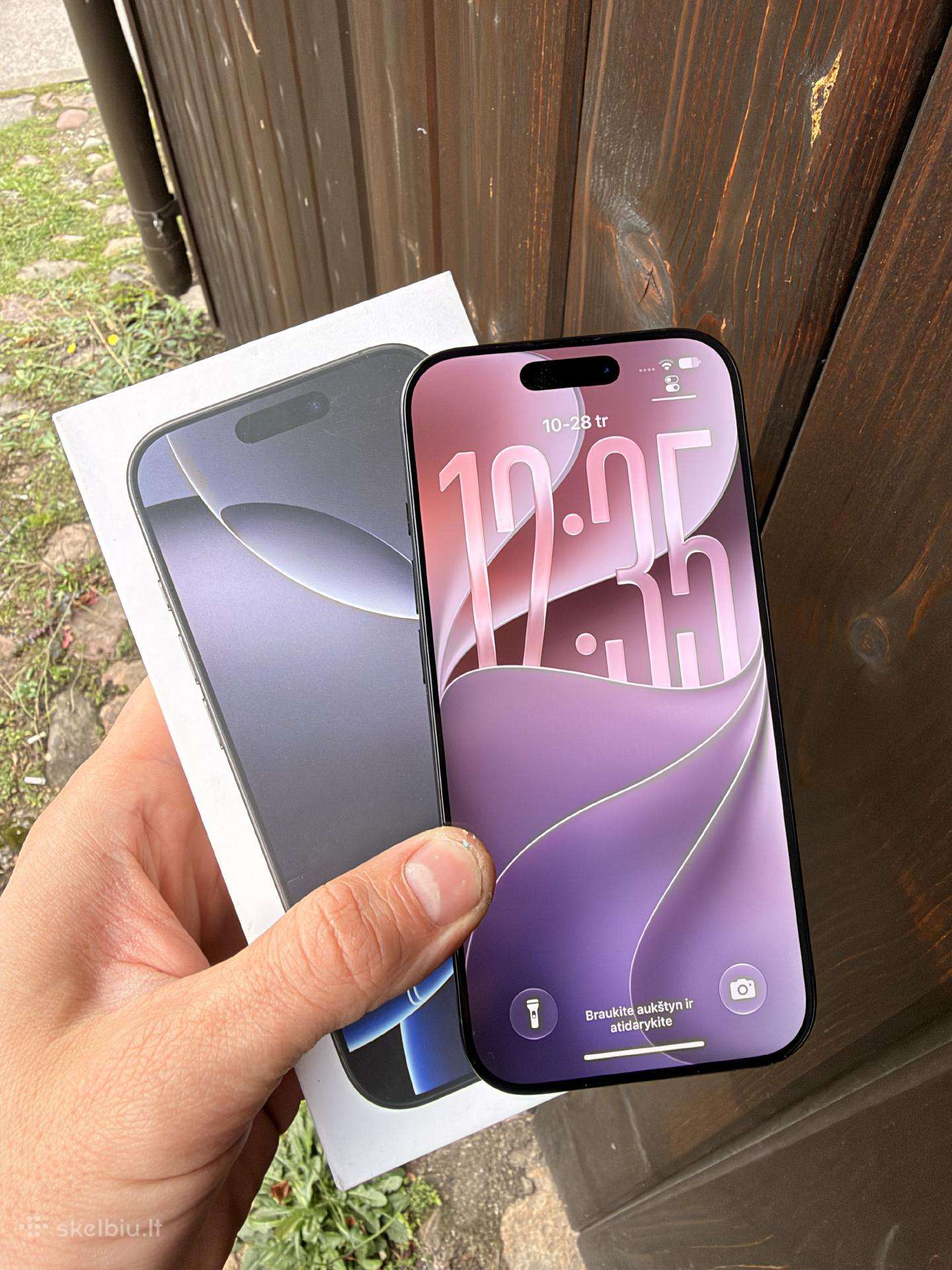 iPhone 16 Pro Naujas 2 Krovimo ciklai