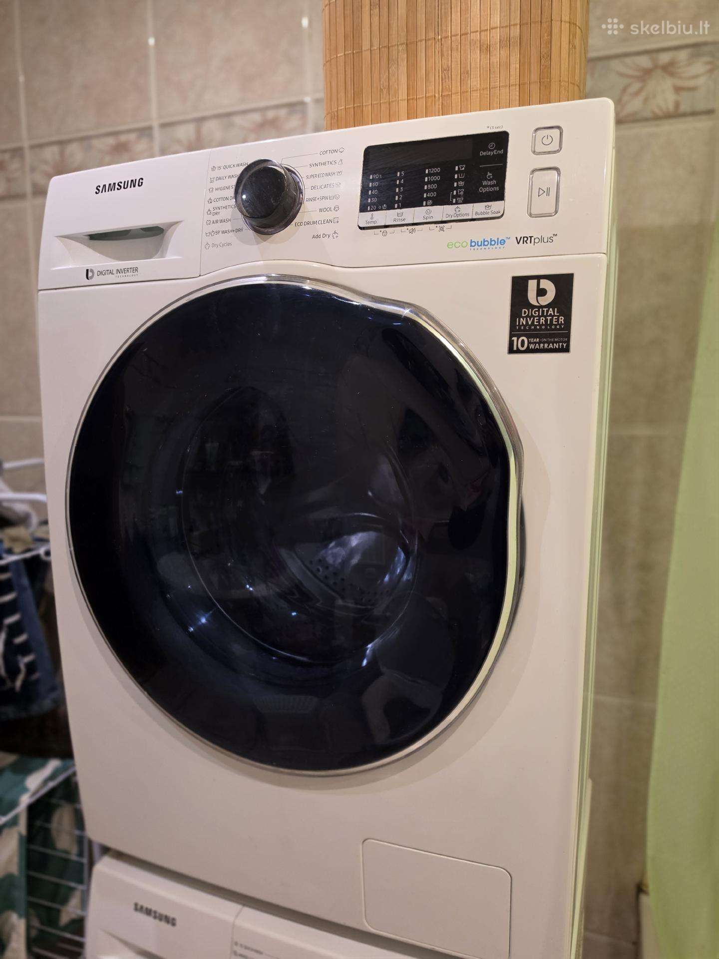 Samsung Ecobubble skalbyklė-džiovyklė 8/5 kg, A/b