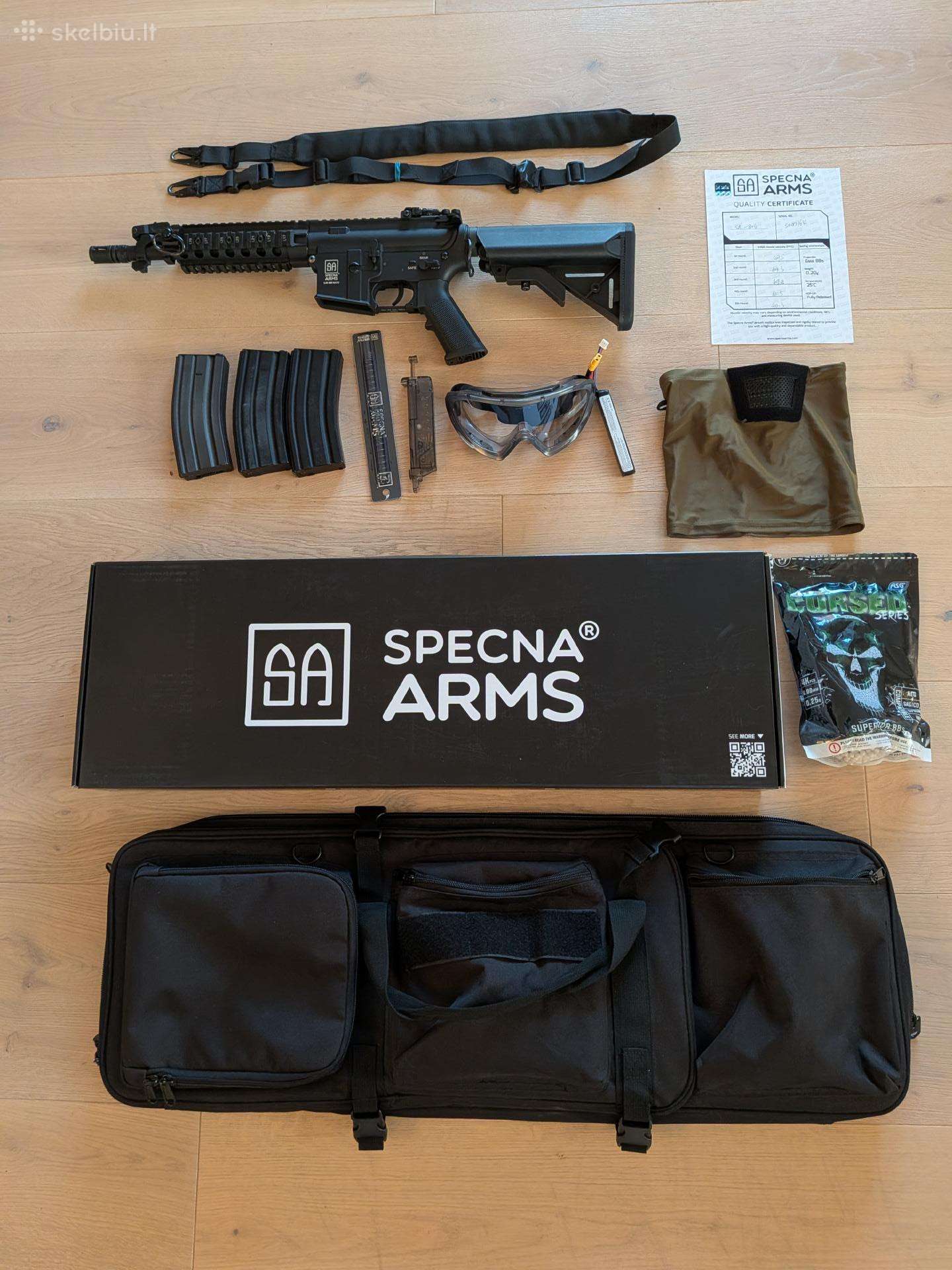Šratasvydžio (airsoft) komplektas