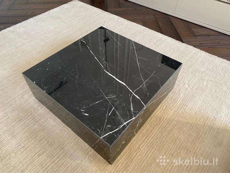 Kavos staliukas iš akmens masės plytelės