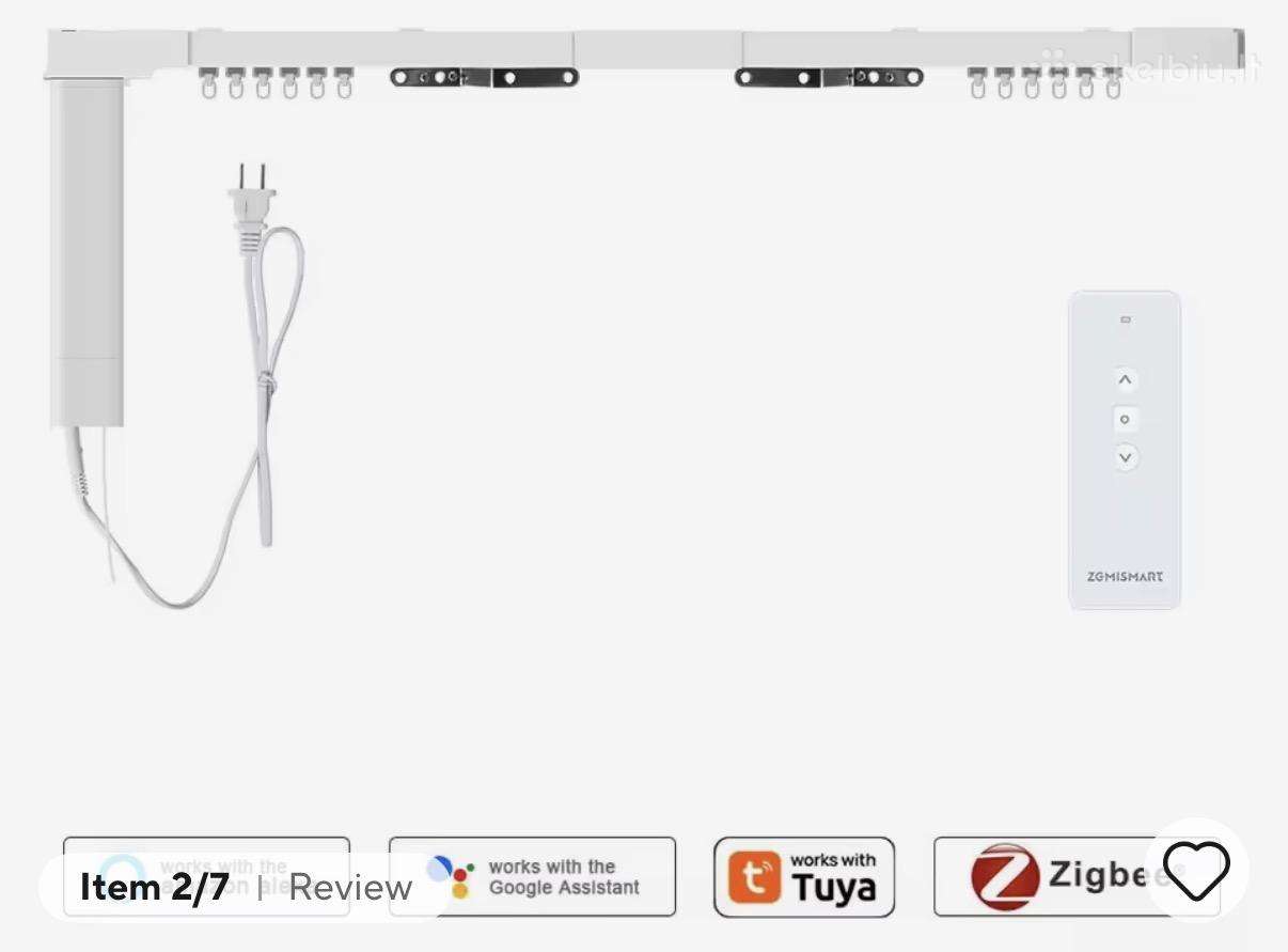 Elektrinis užuolaidų bėgelis
