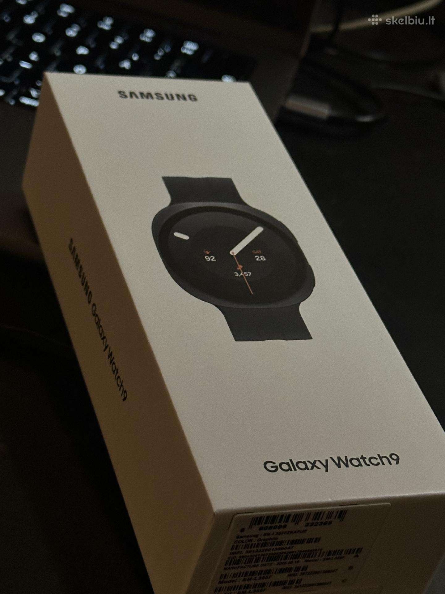 Neišpakuotas Samsung Galaxy Watch 9 44mm Pilkas
