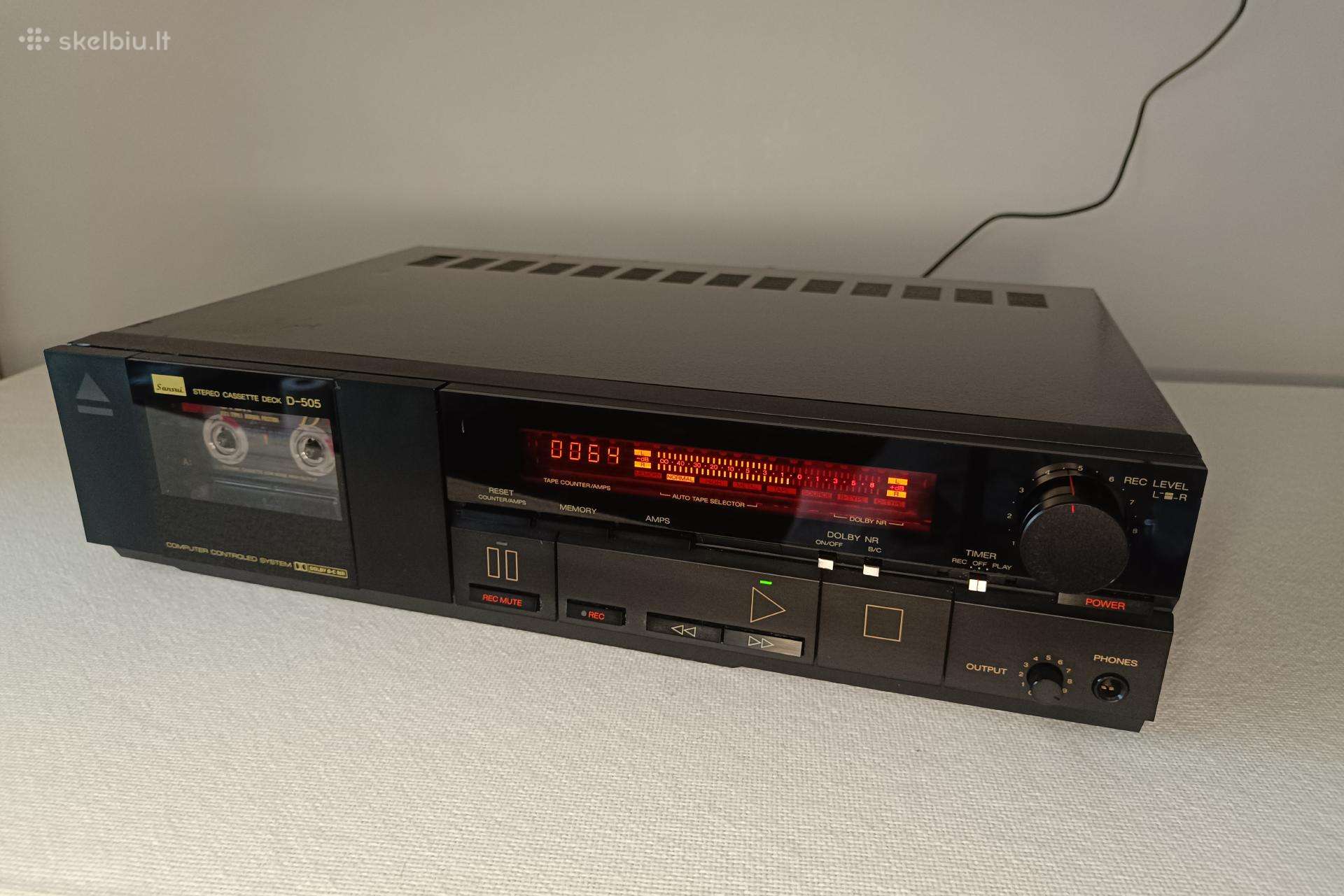 Sansui D-505 – kasetinis