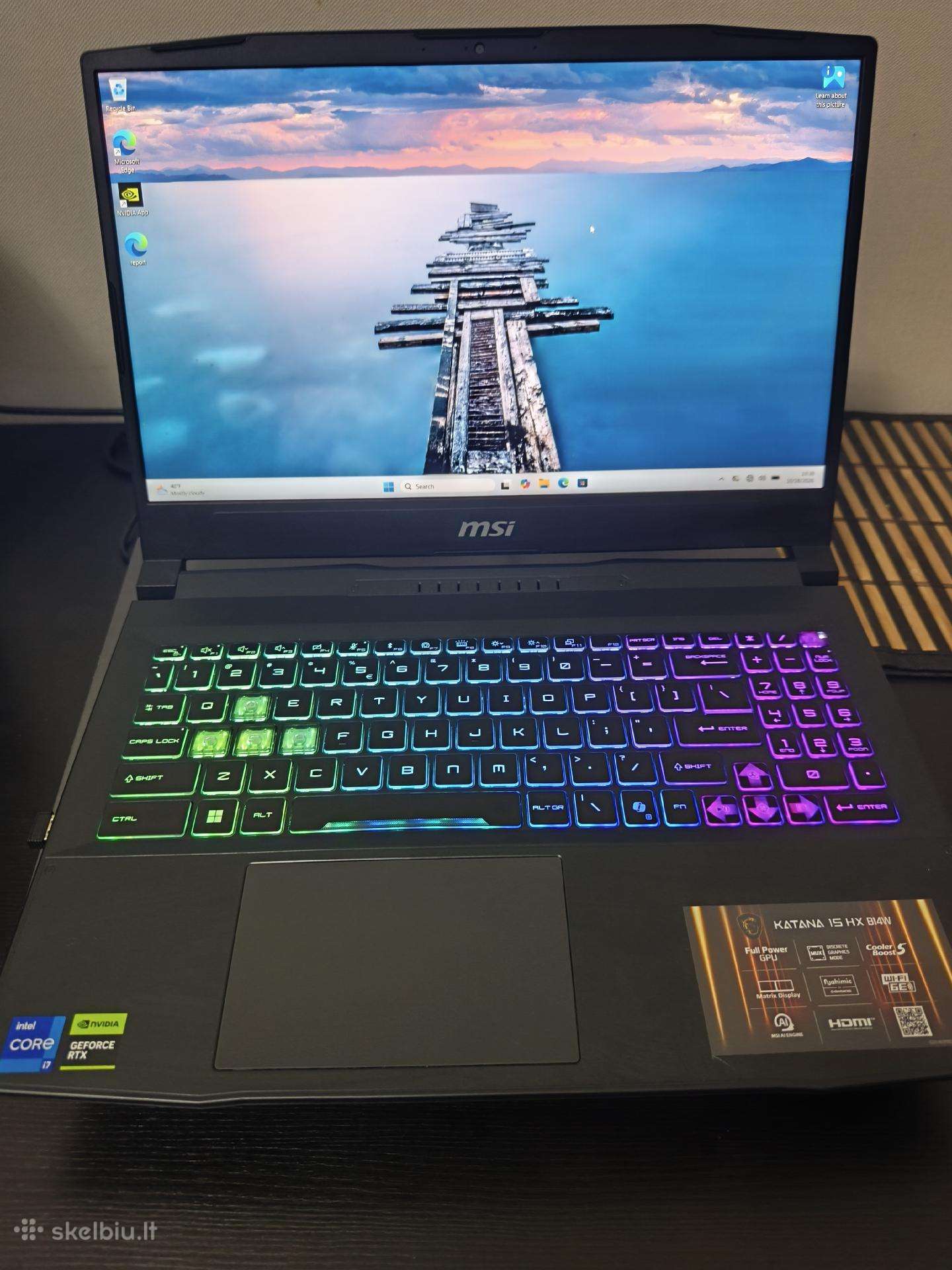 Msi katana 15hx B14w