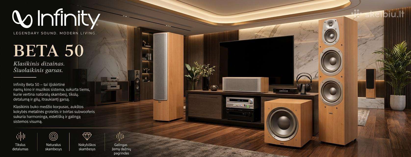Infinity beta 50 Hifi koloneles