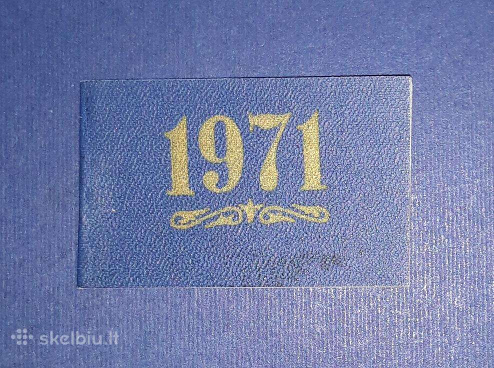 Kalendoriukas- Knygutė Leningradas 1971 (1)