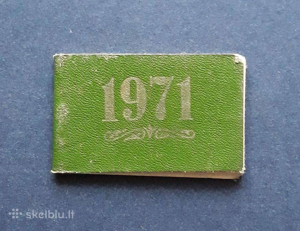Kalendoriukas- Knygutė Leningradas 1971 (2)