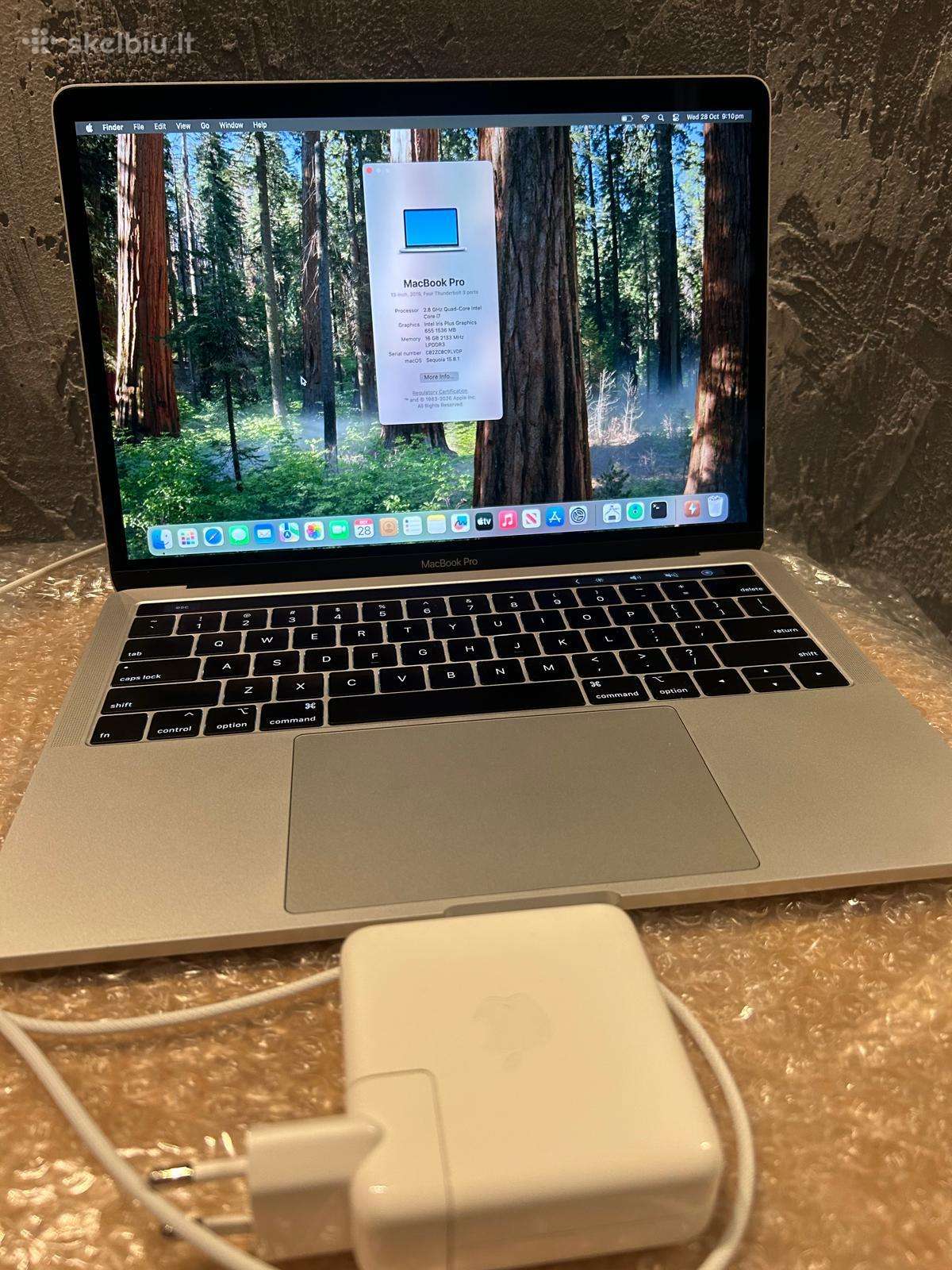 MacBook Pro 13 2019 Model A1989 i7/16gb RAM/500gb
