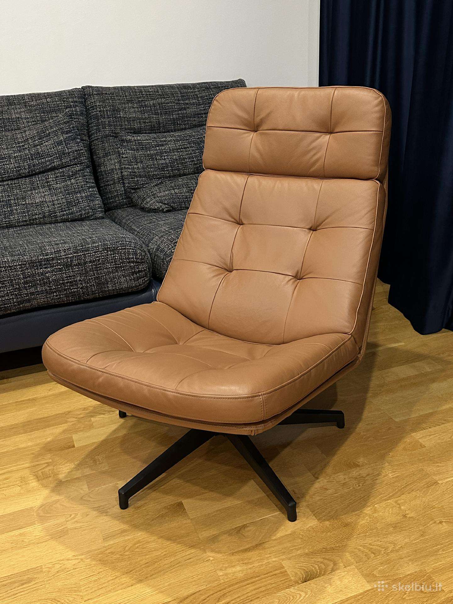 Odinis rudas Ikea krėslas Havberg