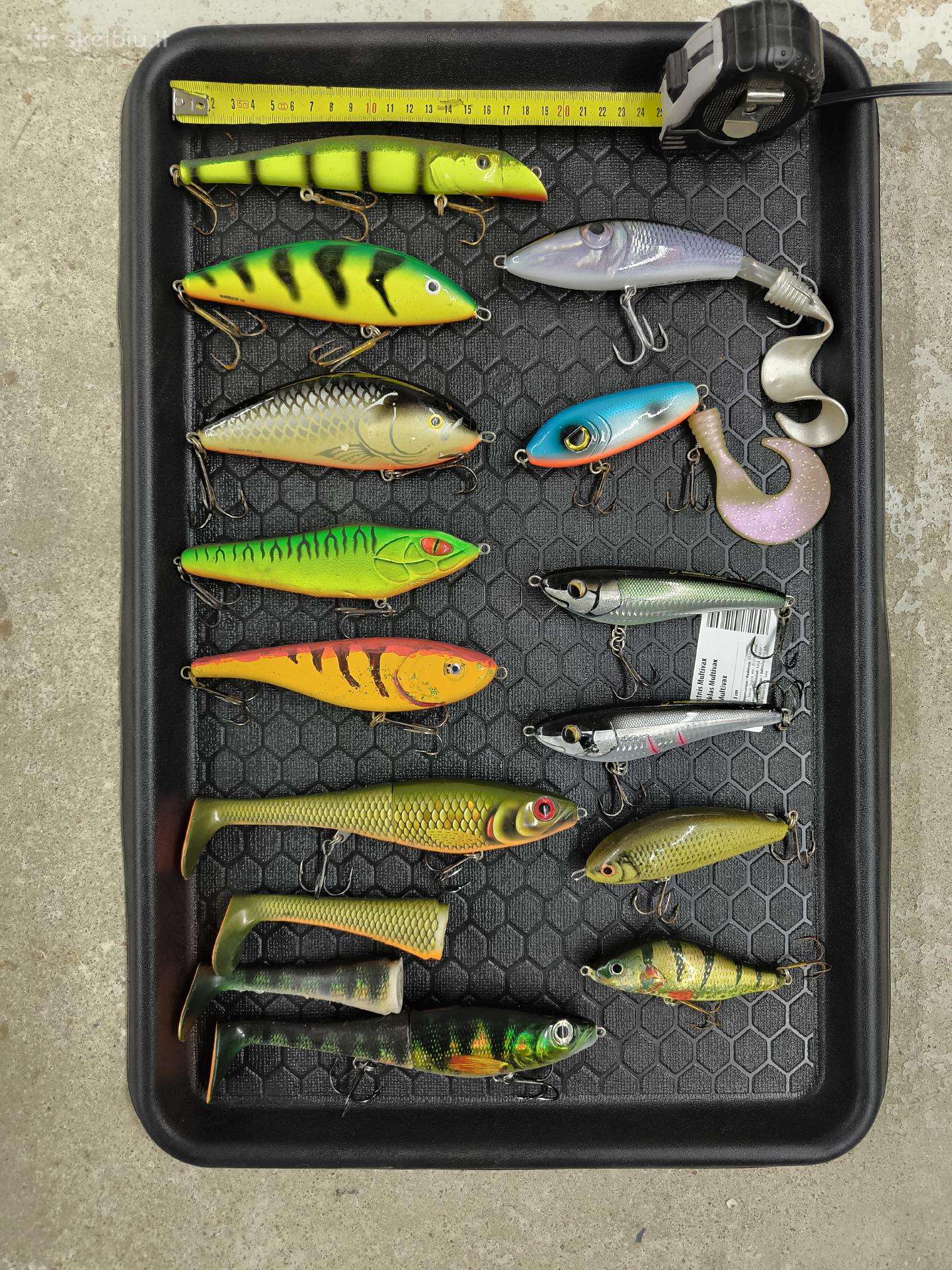 Dideli masalai (džerkai, swimbait'ai, vobleriai)