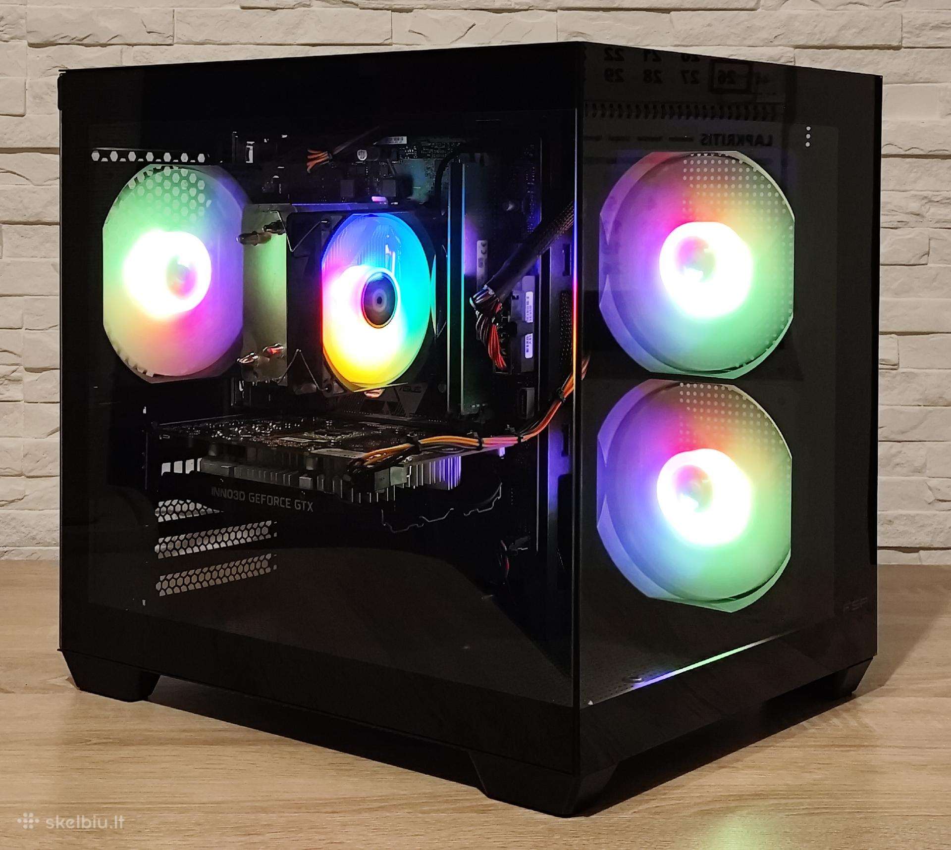 Žaidimų kompiuteris su i5/SSD/16gb/1660s 6gb