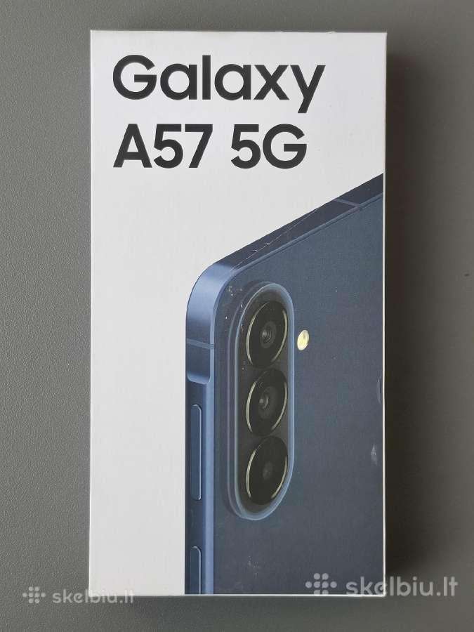 Naujas Galaxy A57, 128gb, 299eu.