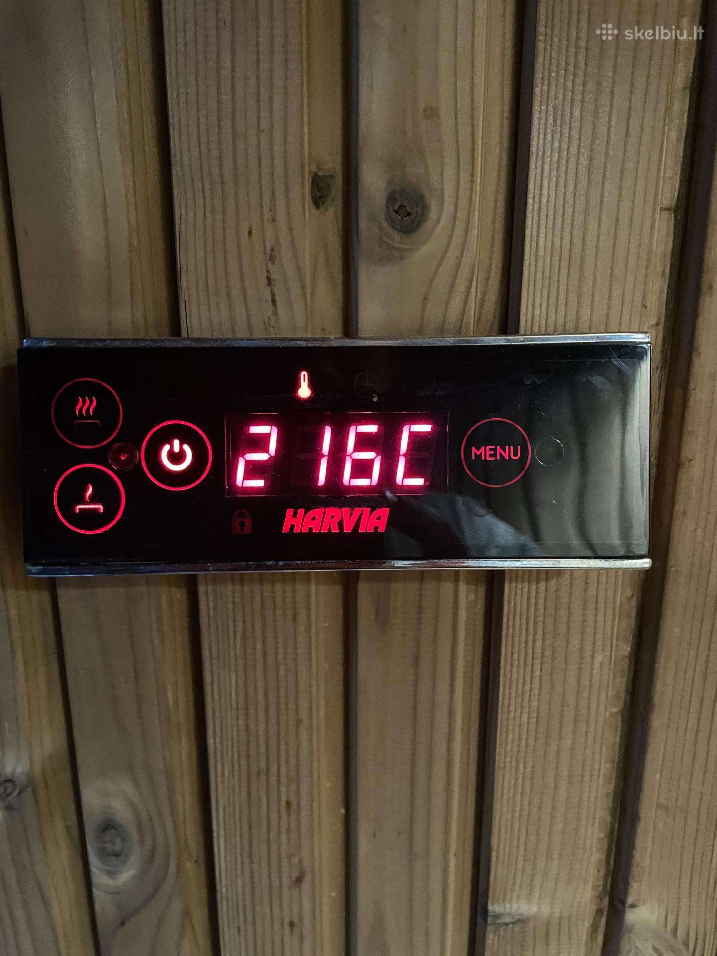 Parduodu naudotą pirties katilą termosą Harvia