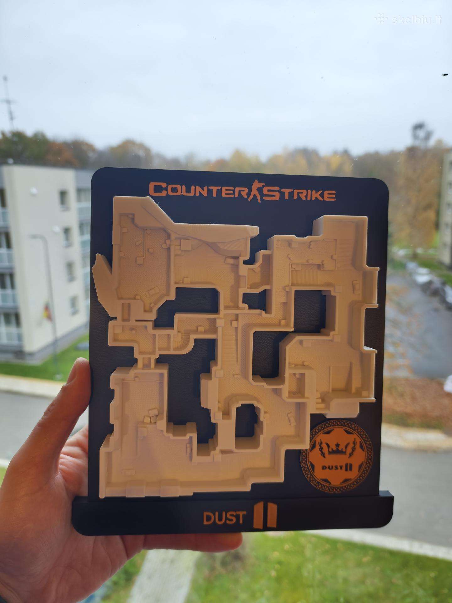 Cs2 / Counter-strike Dust II 3D žemėlapis