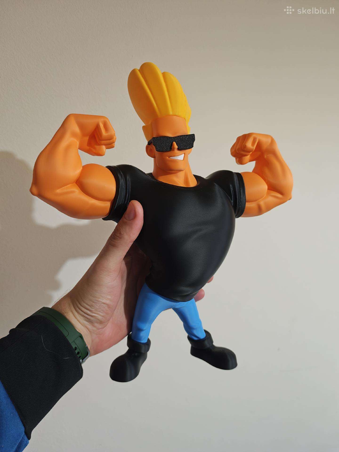 Johnny Bravo didelė figūrėlė (3D dekoracija)