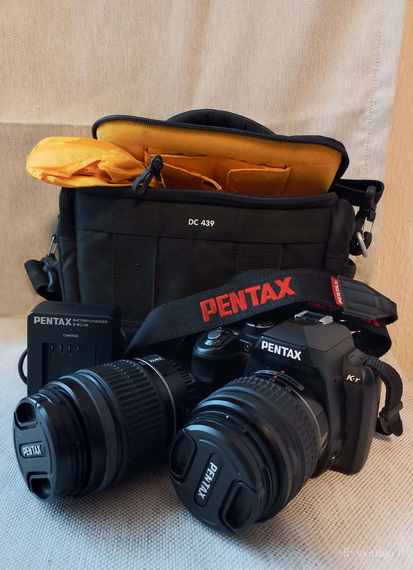 Pentax K-r veidrodinis fotoaparatas, 2 objektyvai
