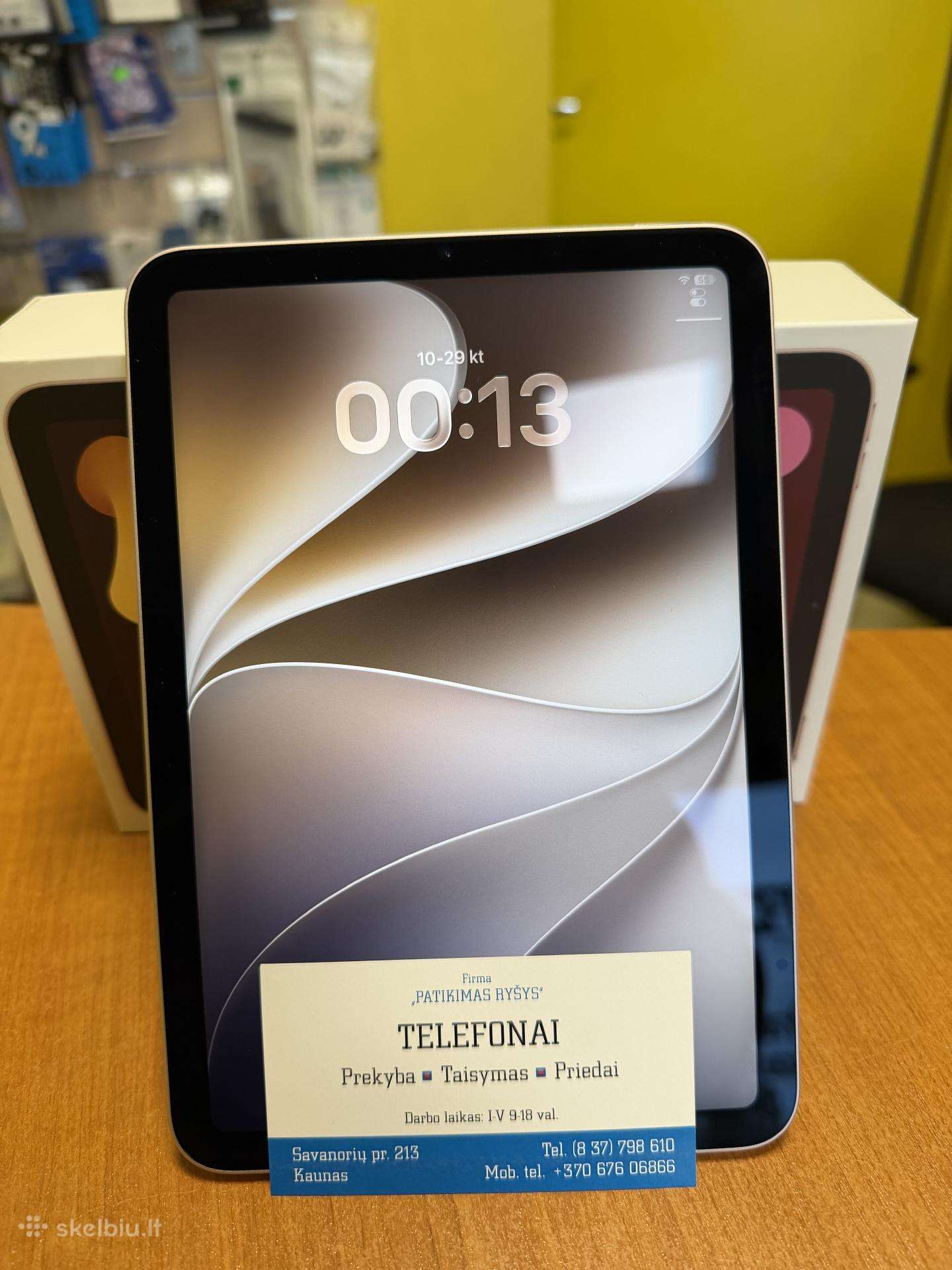 iPad Mini 6kartos 64gb WiFi Pink Su Garantija