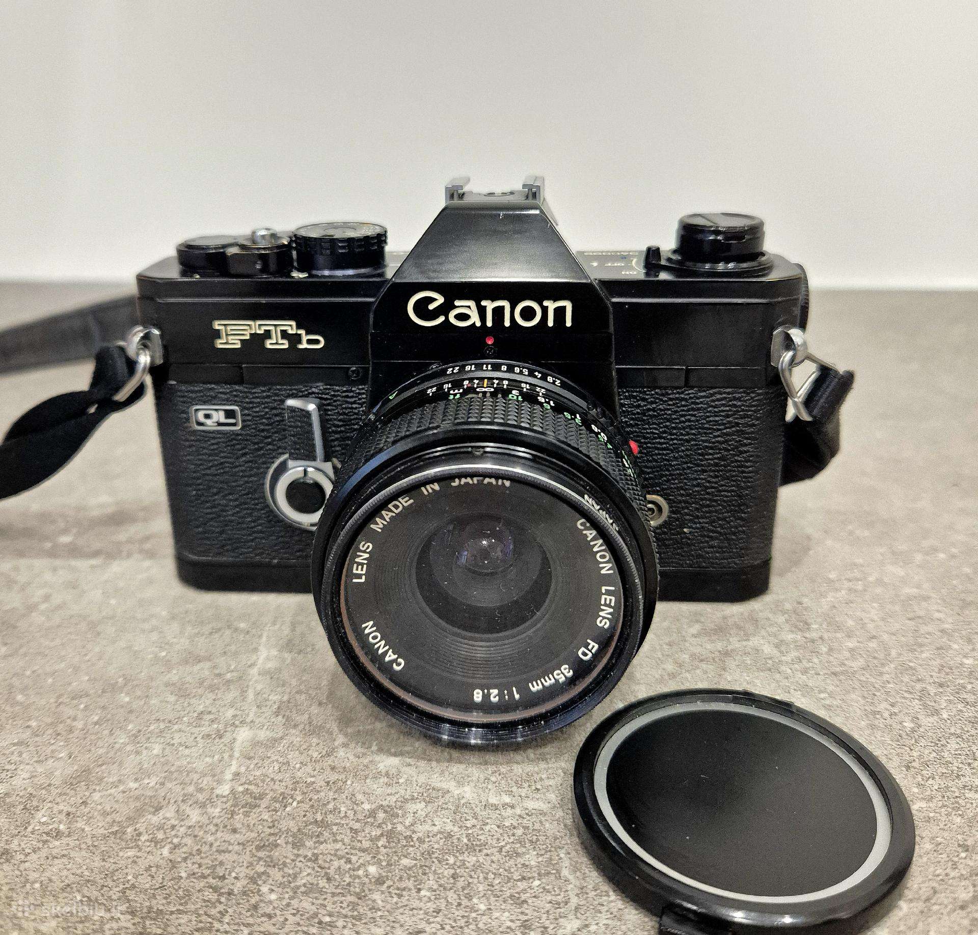 Klasikinis juostinis fotoaparatas Canon Ftb Ql