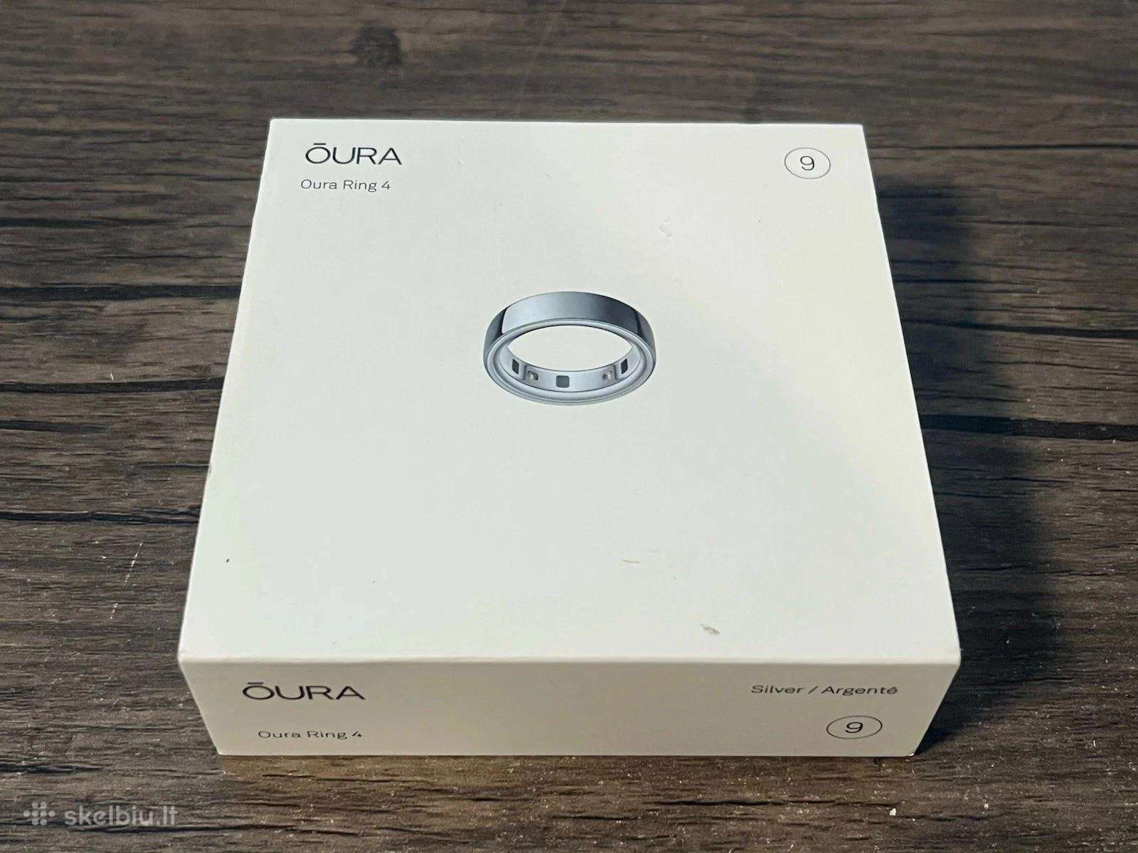 Oura ring 4 Silver dydis 9 (size 9)