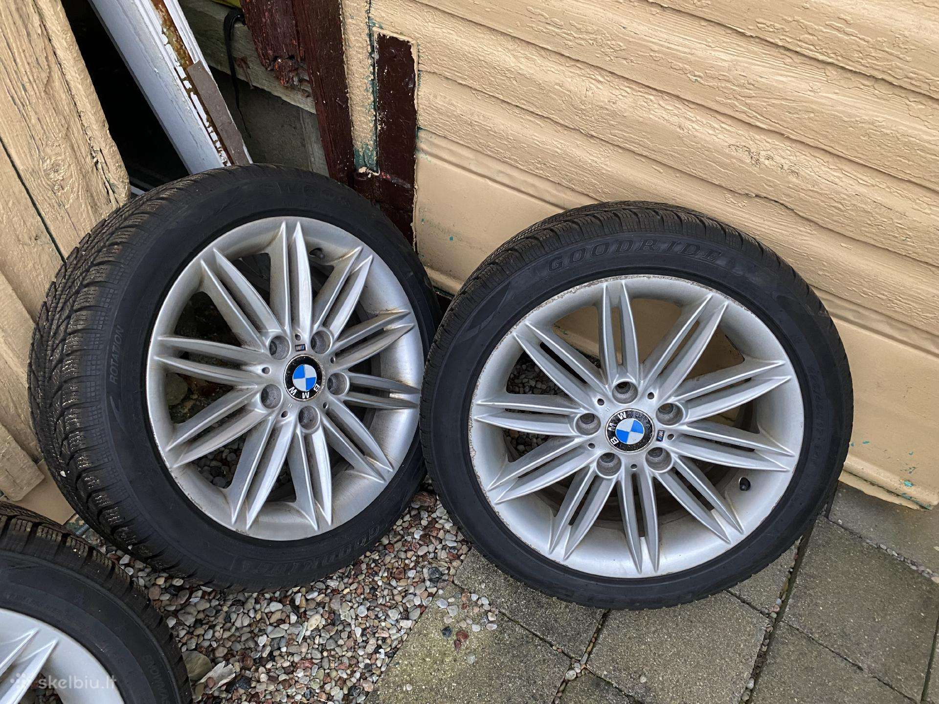Bmw ratlankiai su žieminėmis padangomis 225/45r17