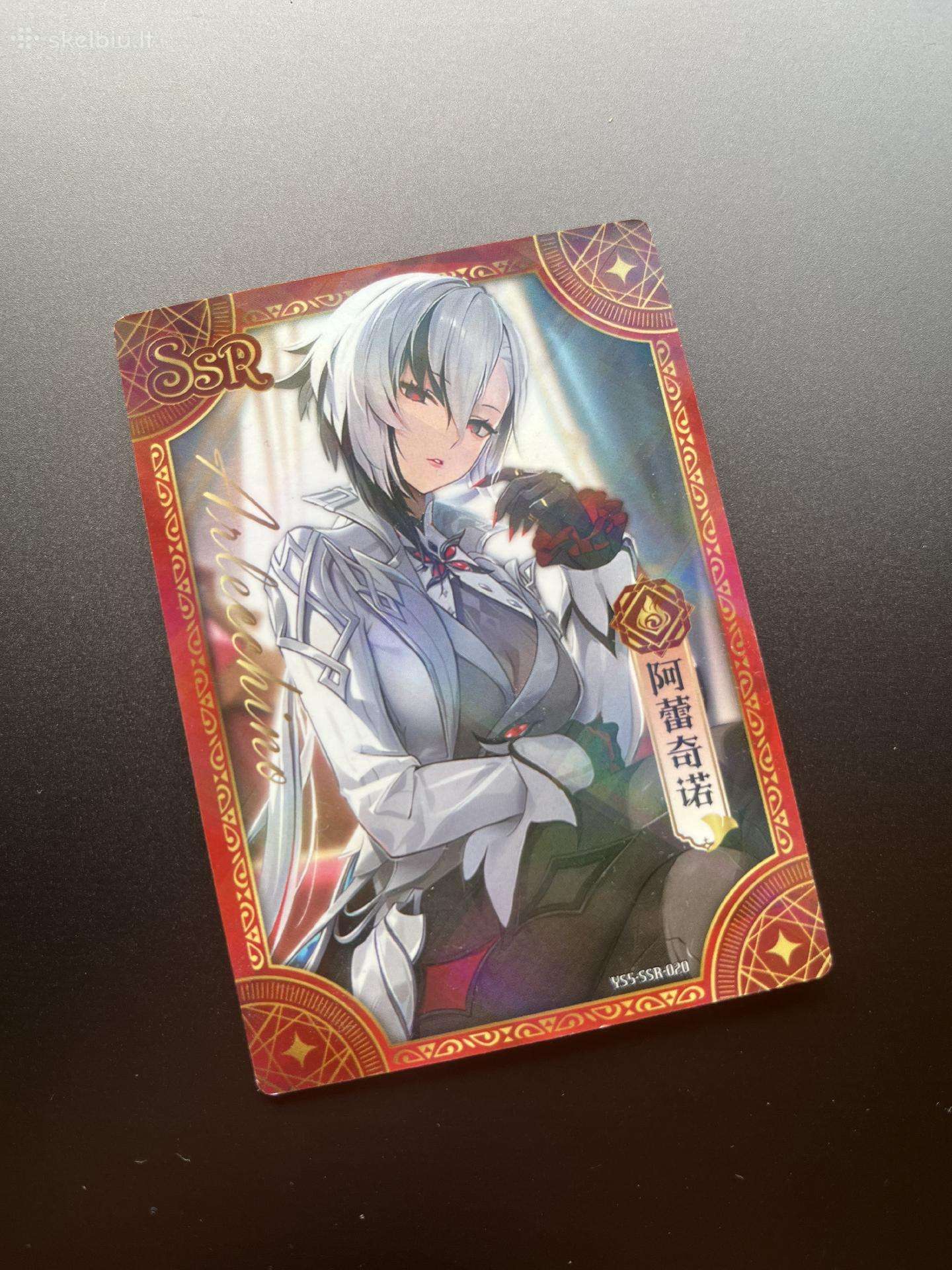 Genshin Impact Arlecchino kortelė