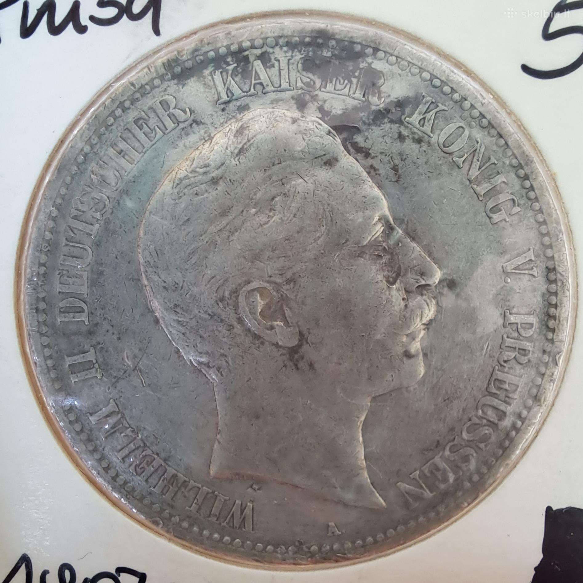 1907 Vokietija 5 markės