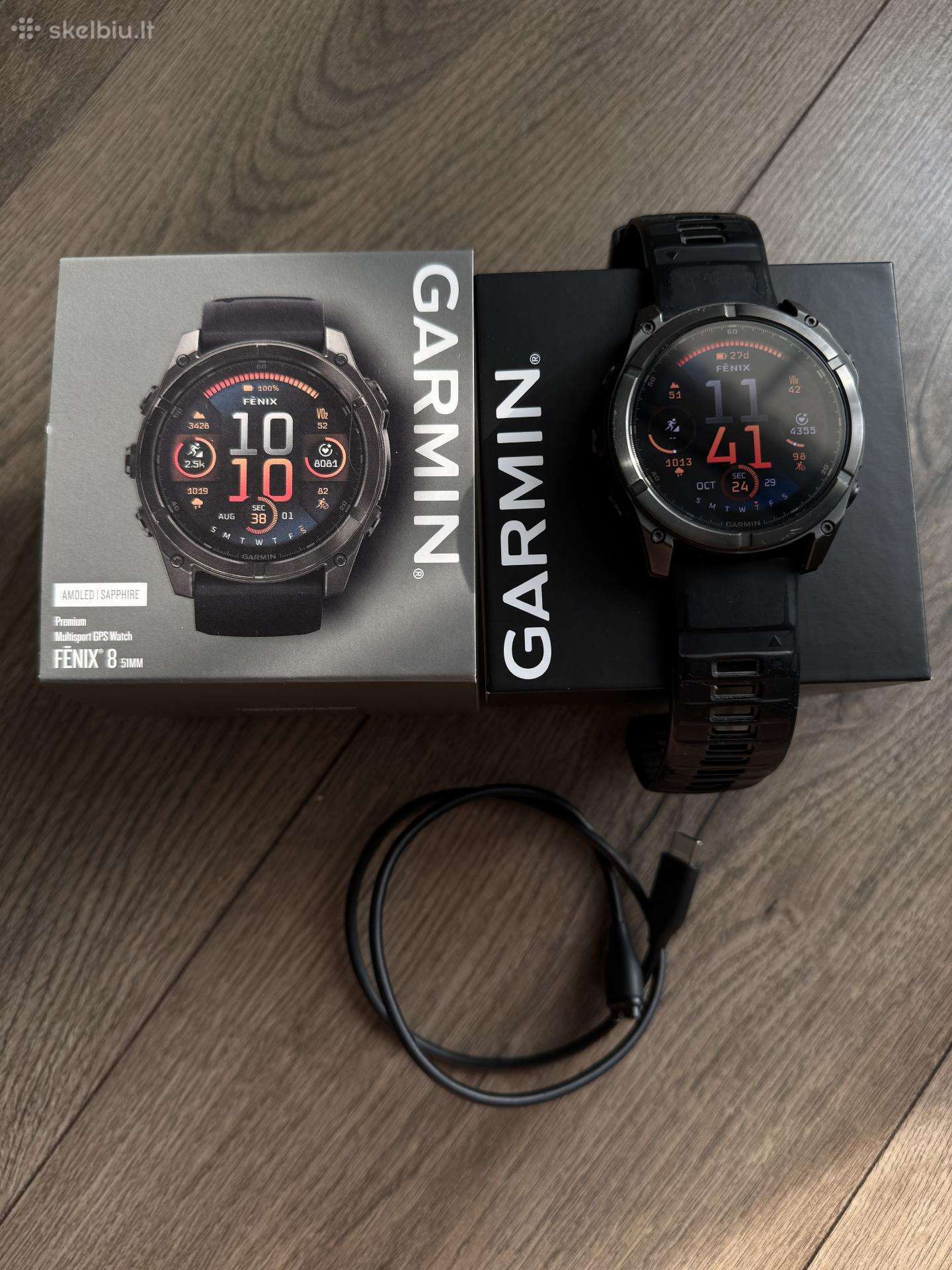 Garmin Fenix 8 51mm Amoled Sapphire Titanium