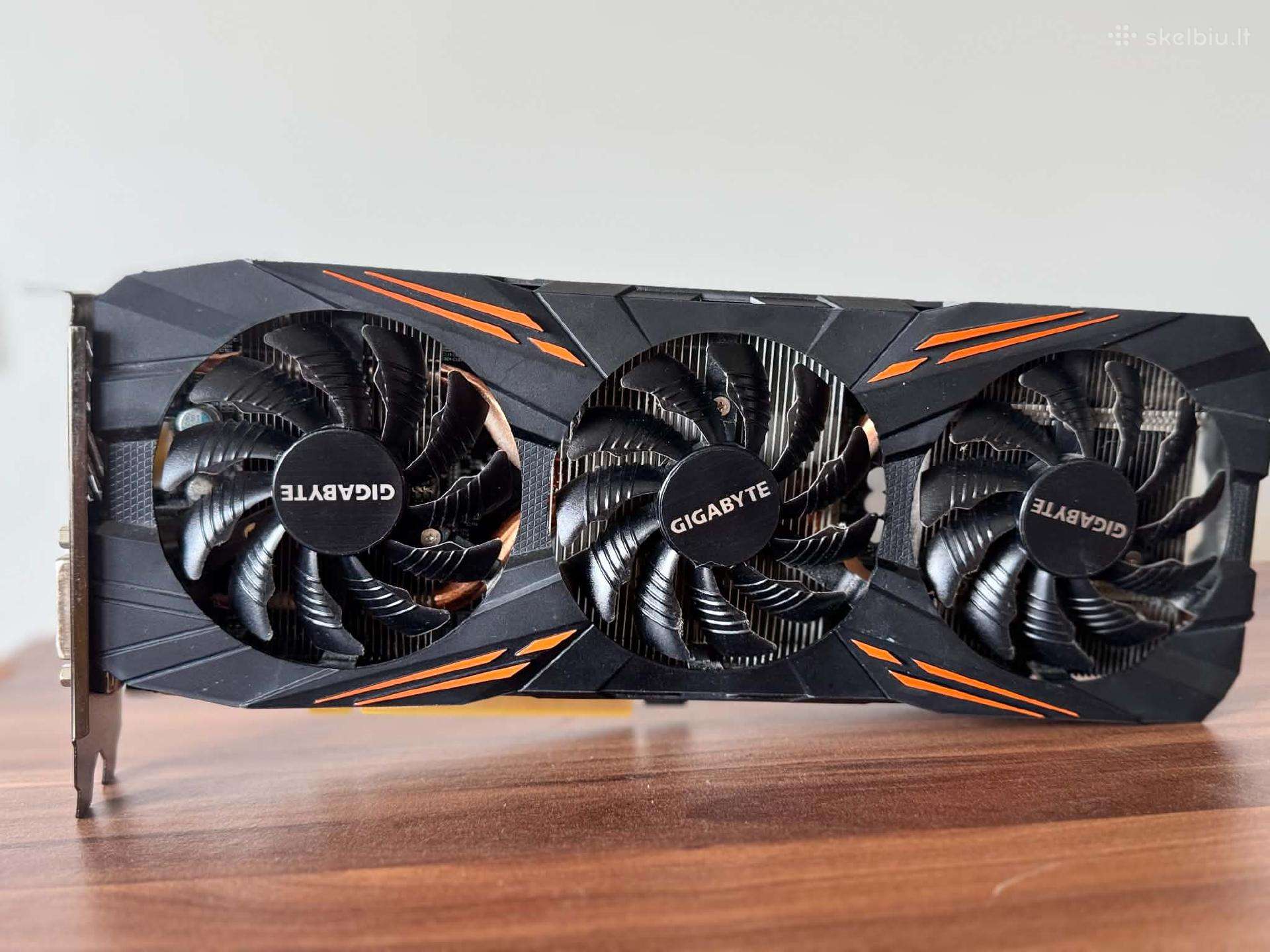 Paruodu Gigabyte Gtx 1070 8gb