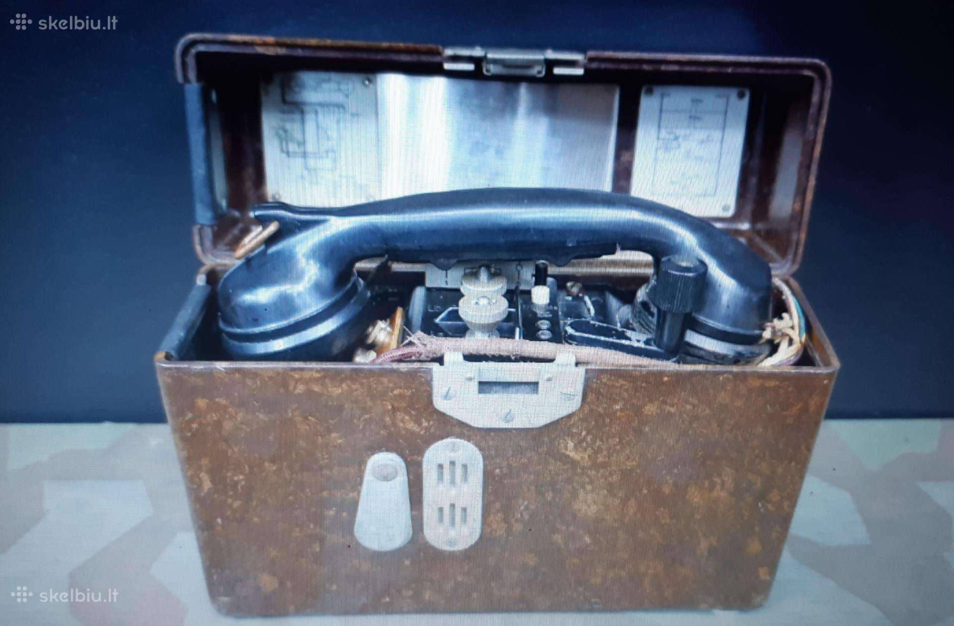 Ww2 Vokiškas lauko telefonas "Feldfernsprecher"