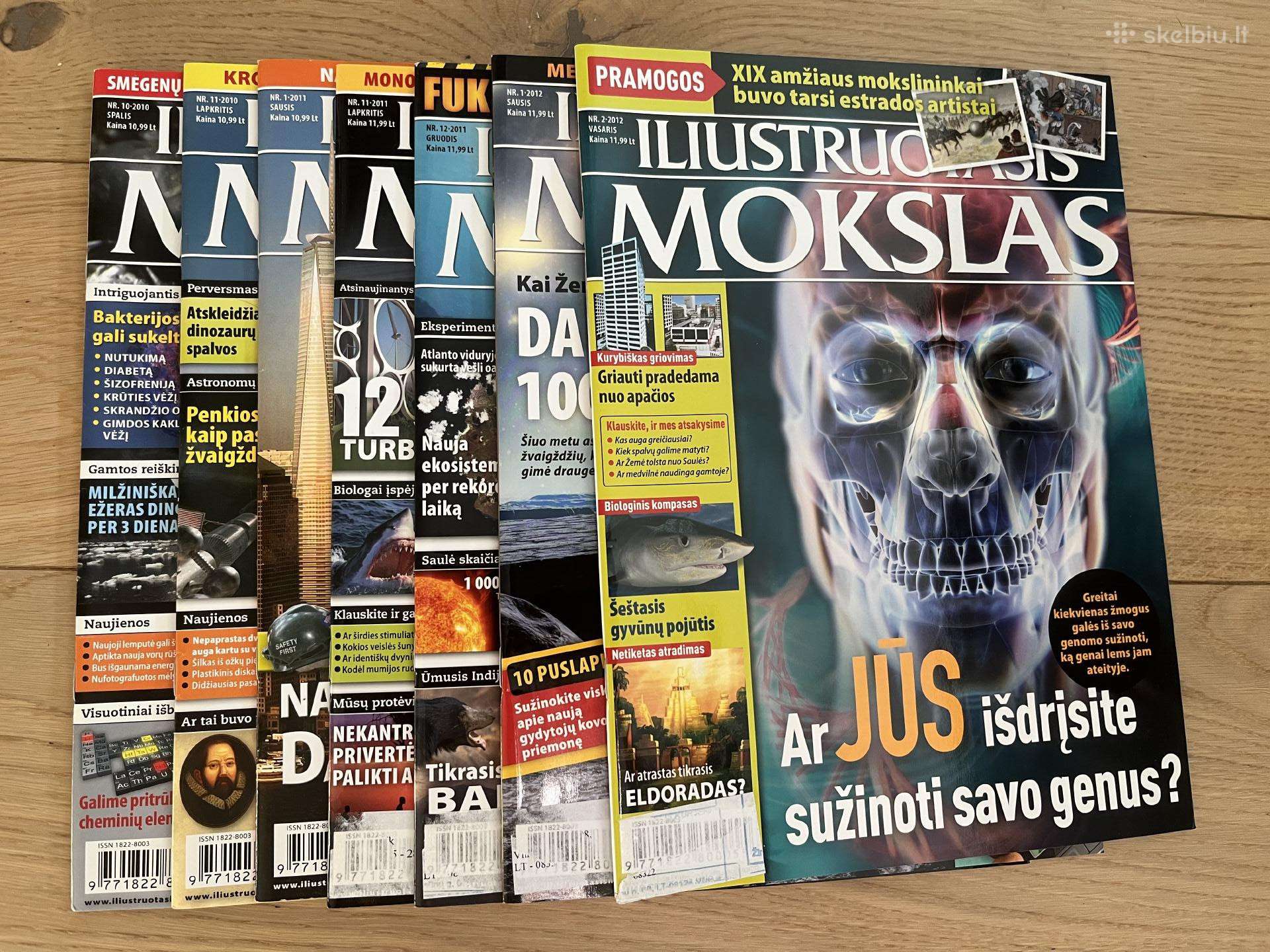 Iliustruotas mokslas žurnalai (7 vnt)