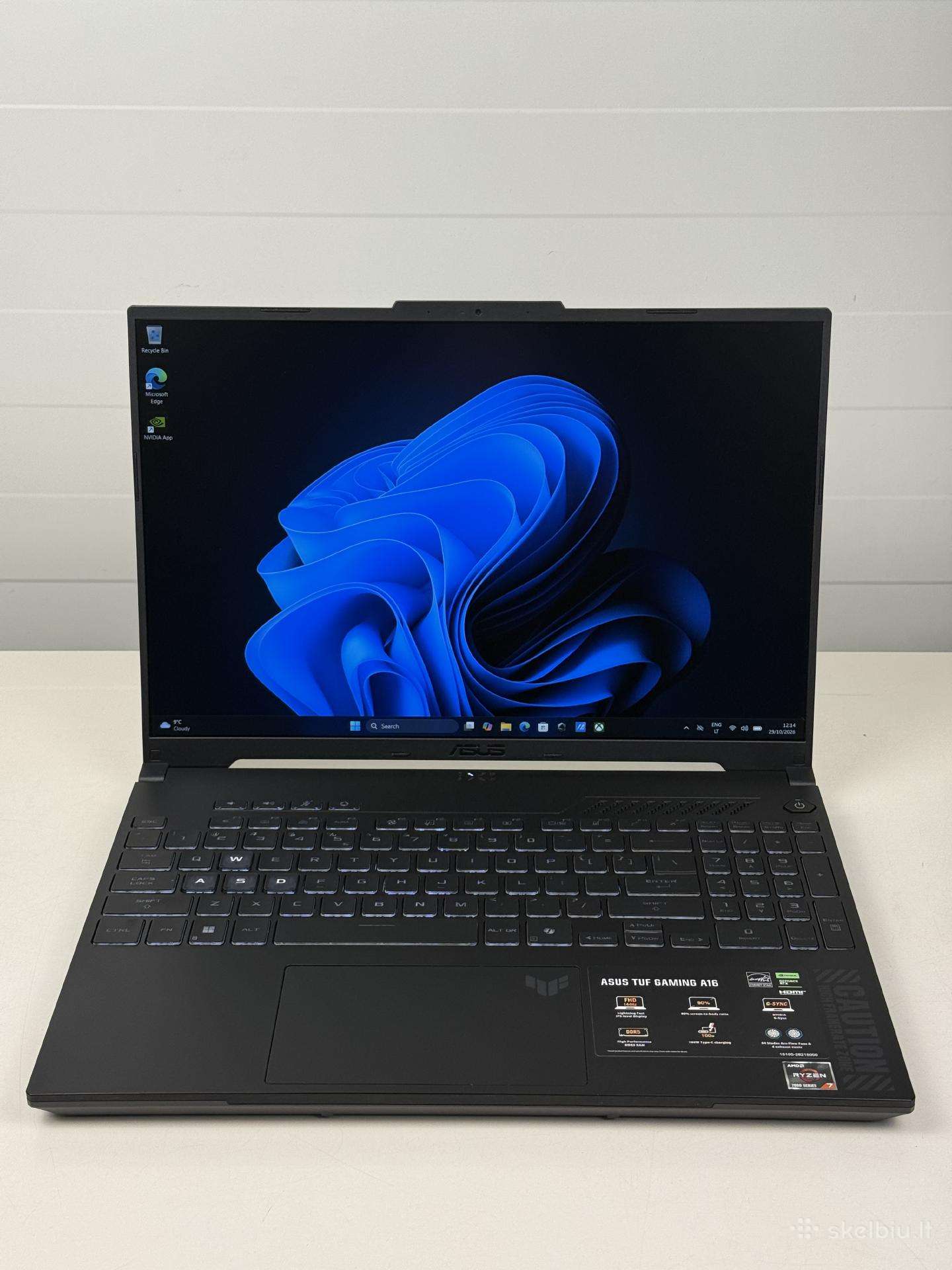 Asus Tuf A16 Rtx 4050 Ryzen 7 7445hs 16gb Ddr5