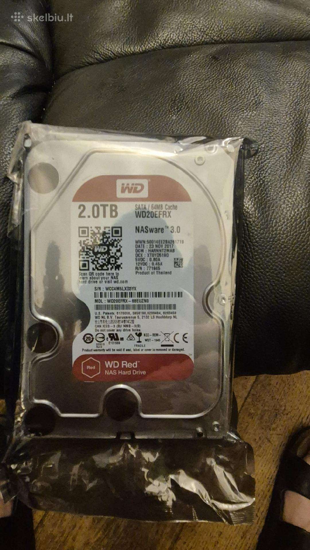Naujas HDD diskas 2tb neispakuotas