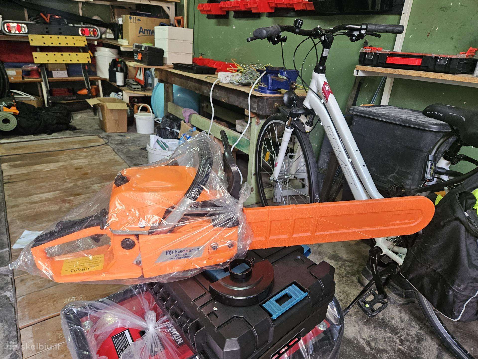 Naujas Husqvarna padirbinys, benzininis pjūklas