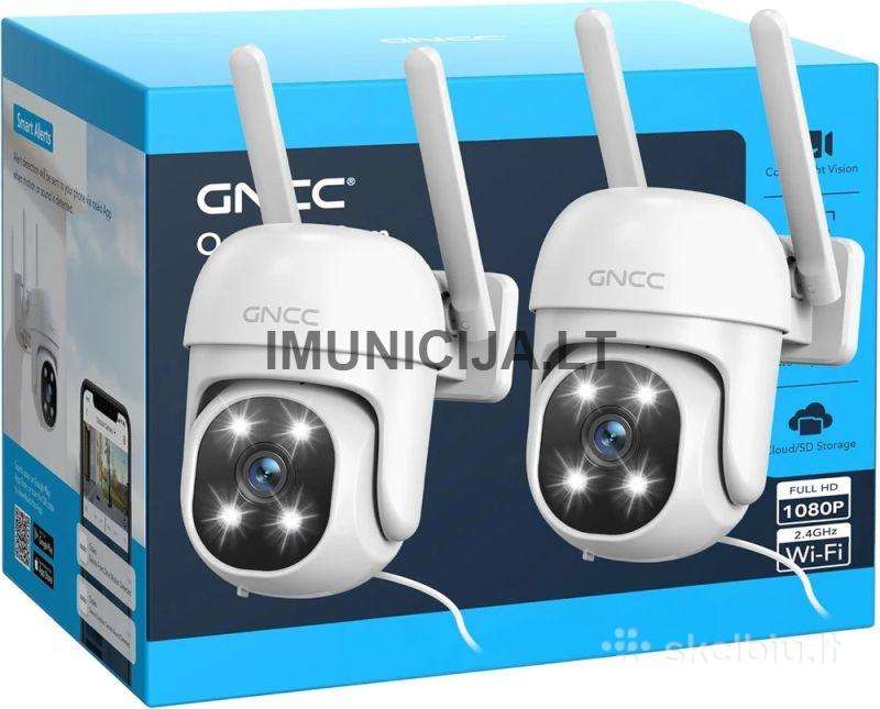 Gncc 1080p Wi-fi lauko Ptz stebėjimo kamerų kompl.