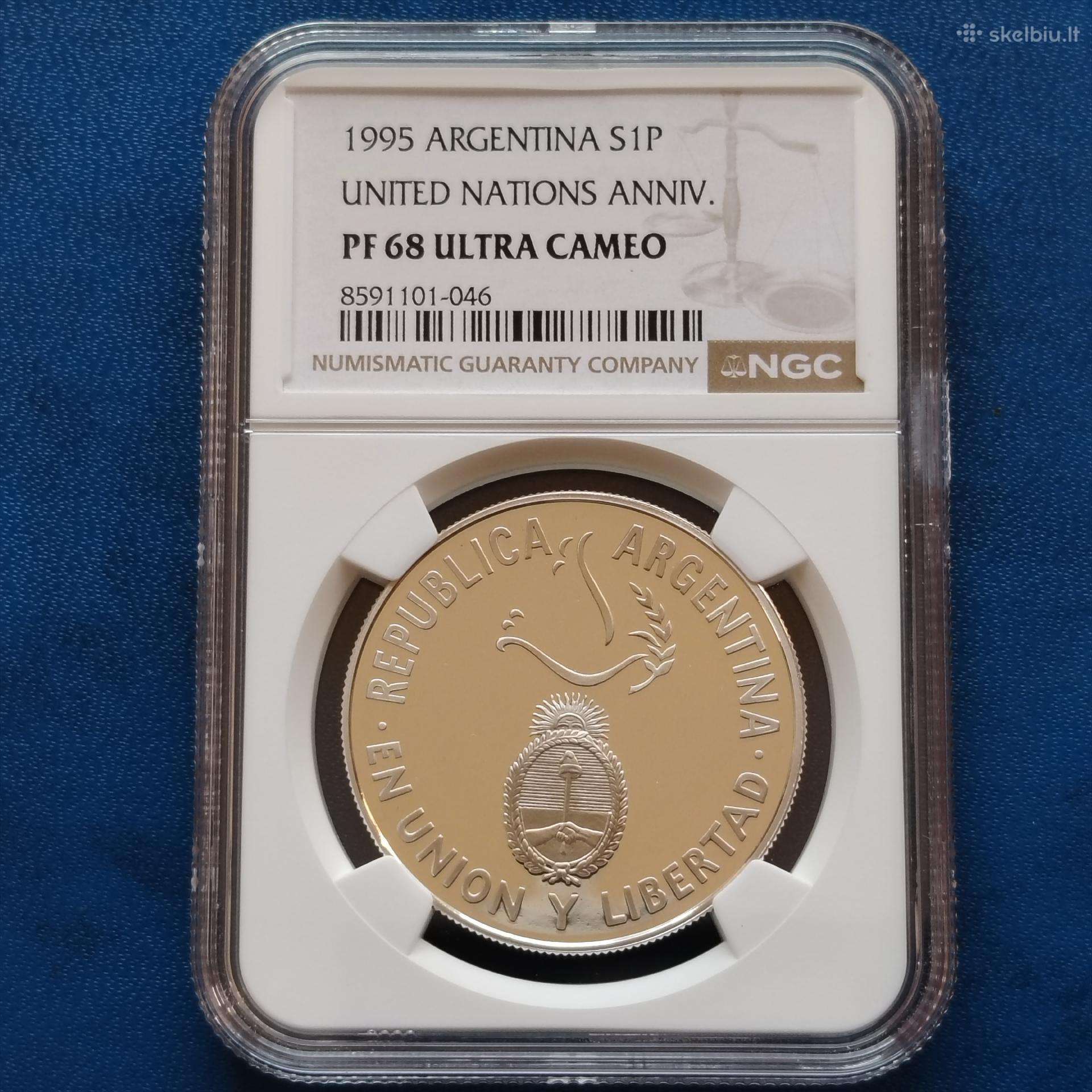 Argentina 1 pesas 1995