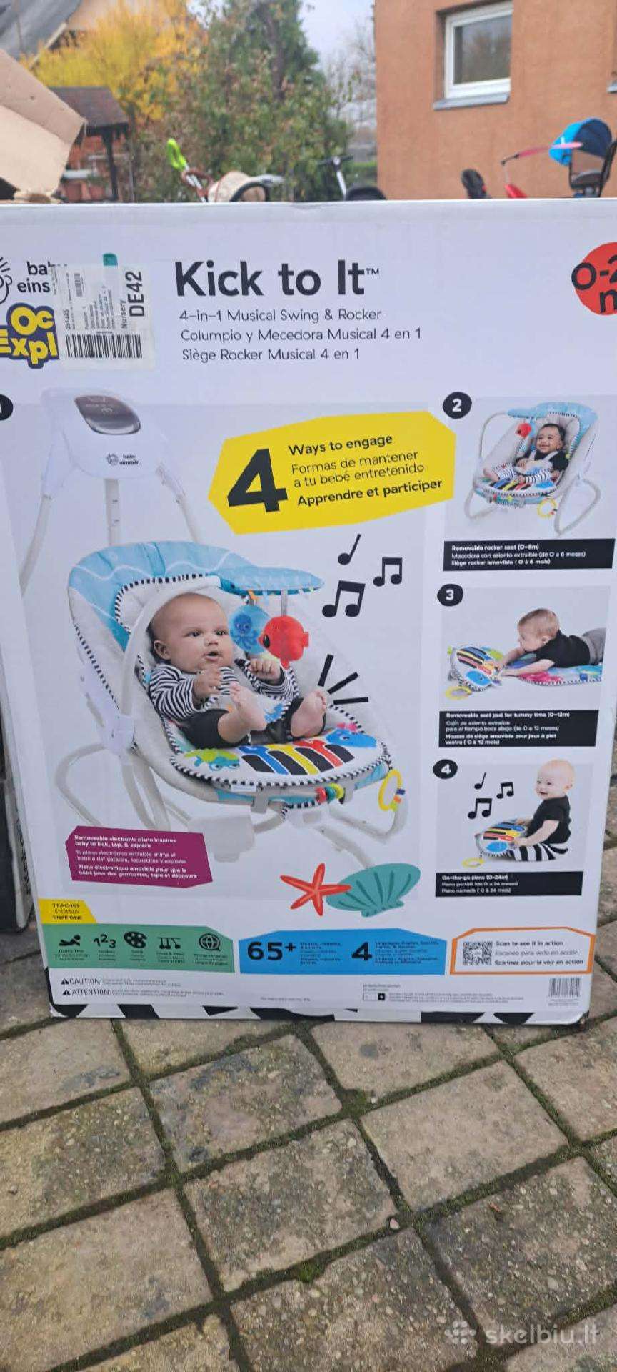 Daugiafunkcis kūdikių gultukas-sūpynės Baby
