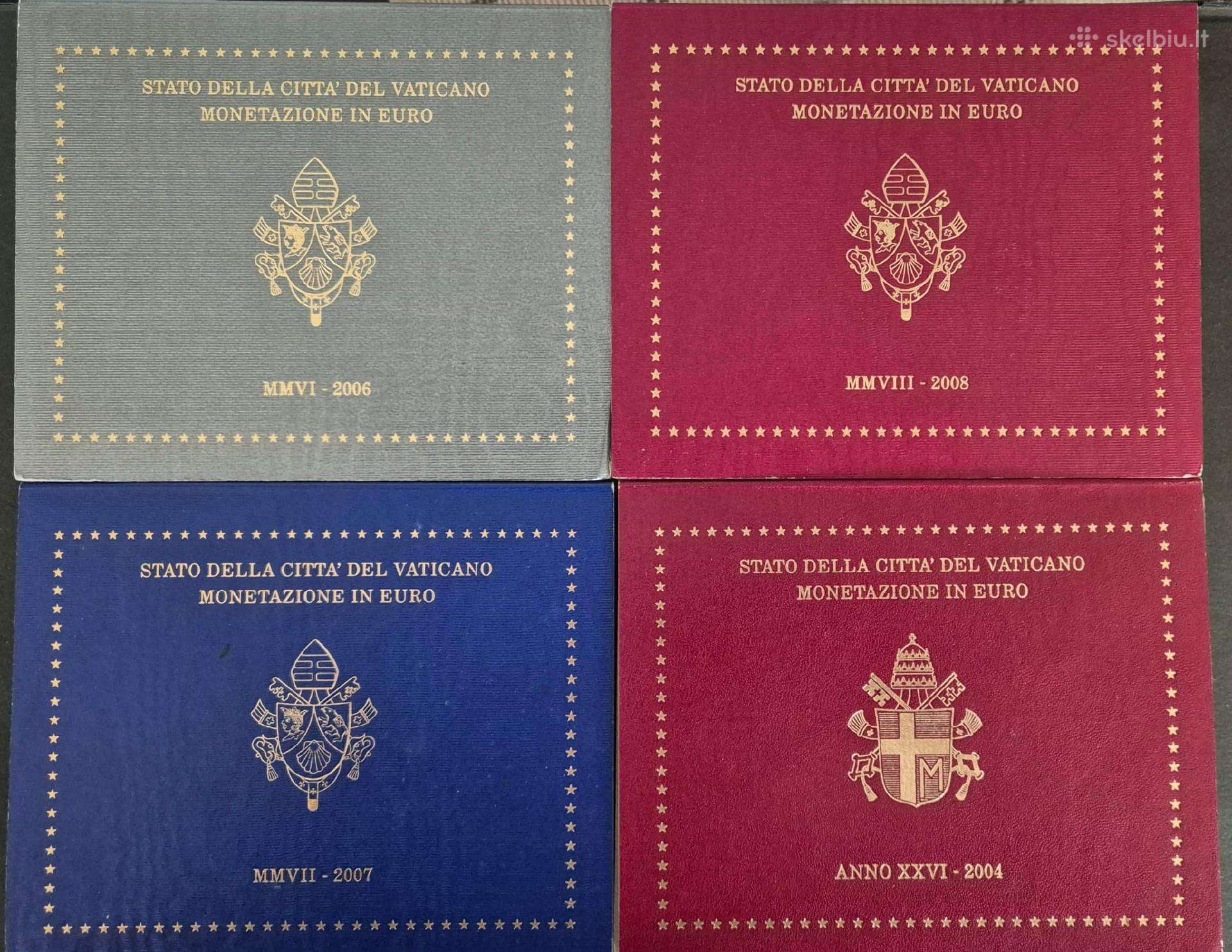 Vatikano euro monetu rinkiniai