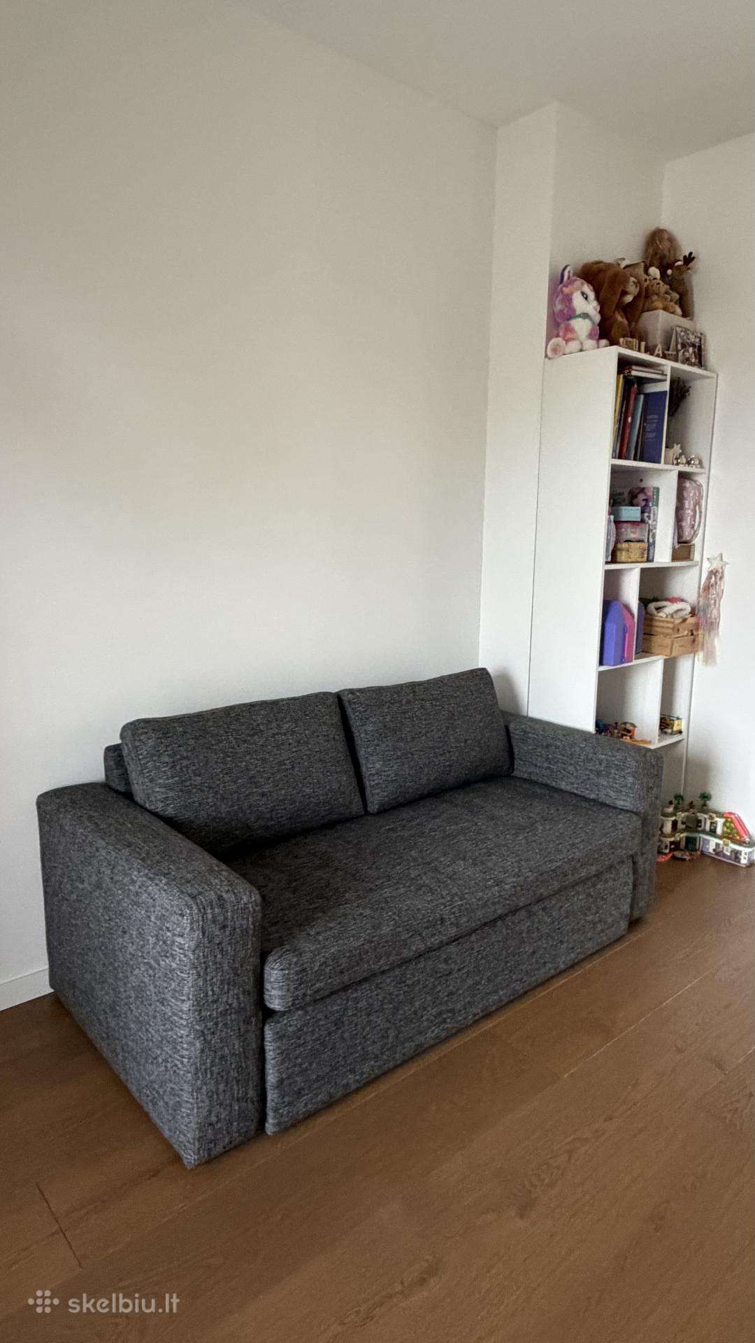 Sofa su miegama dalimi + patalynes deze